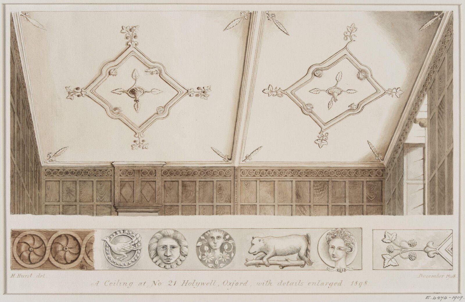 Drawing, Herbert Hurst, 12/1908