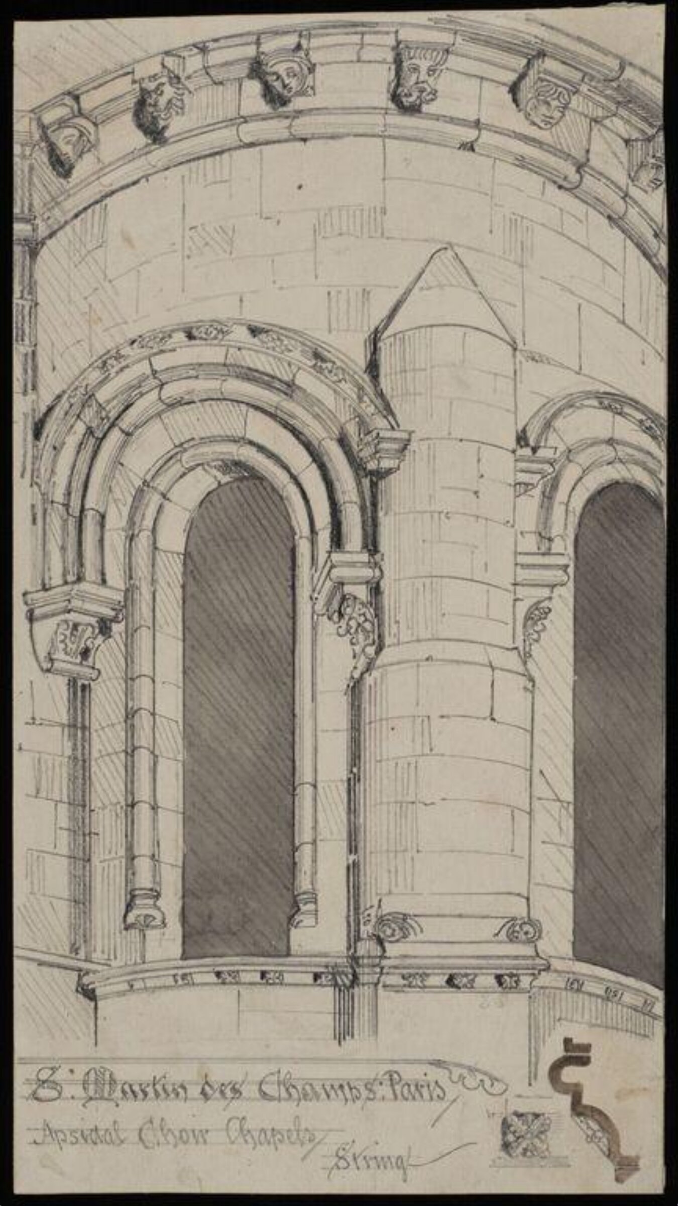 Exterior of buildings, Charles Frederick Godbold Turner, c. 1895
