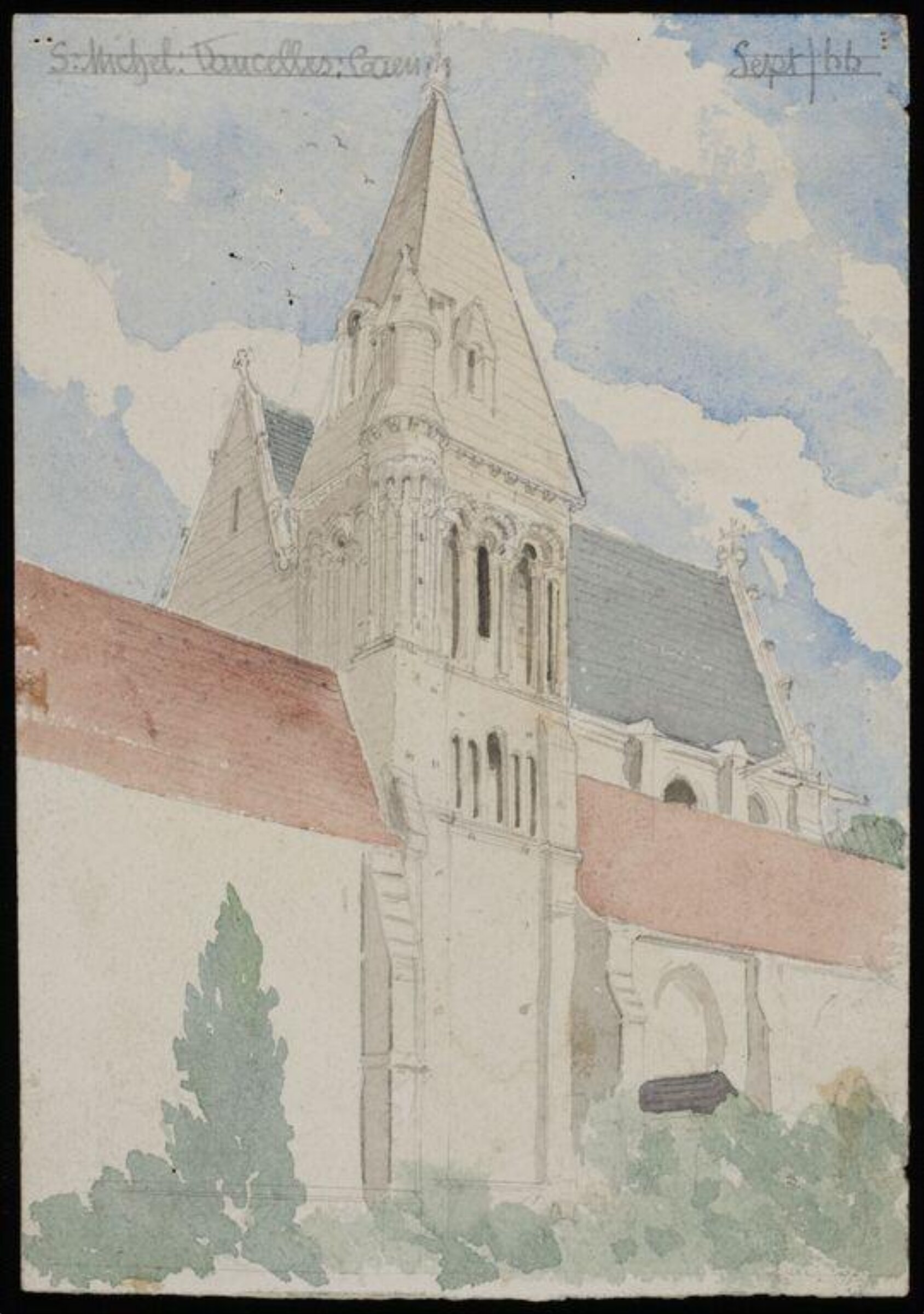 Exterior of buildings, Charles Frederick Godbold Turner, c. 1895