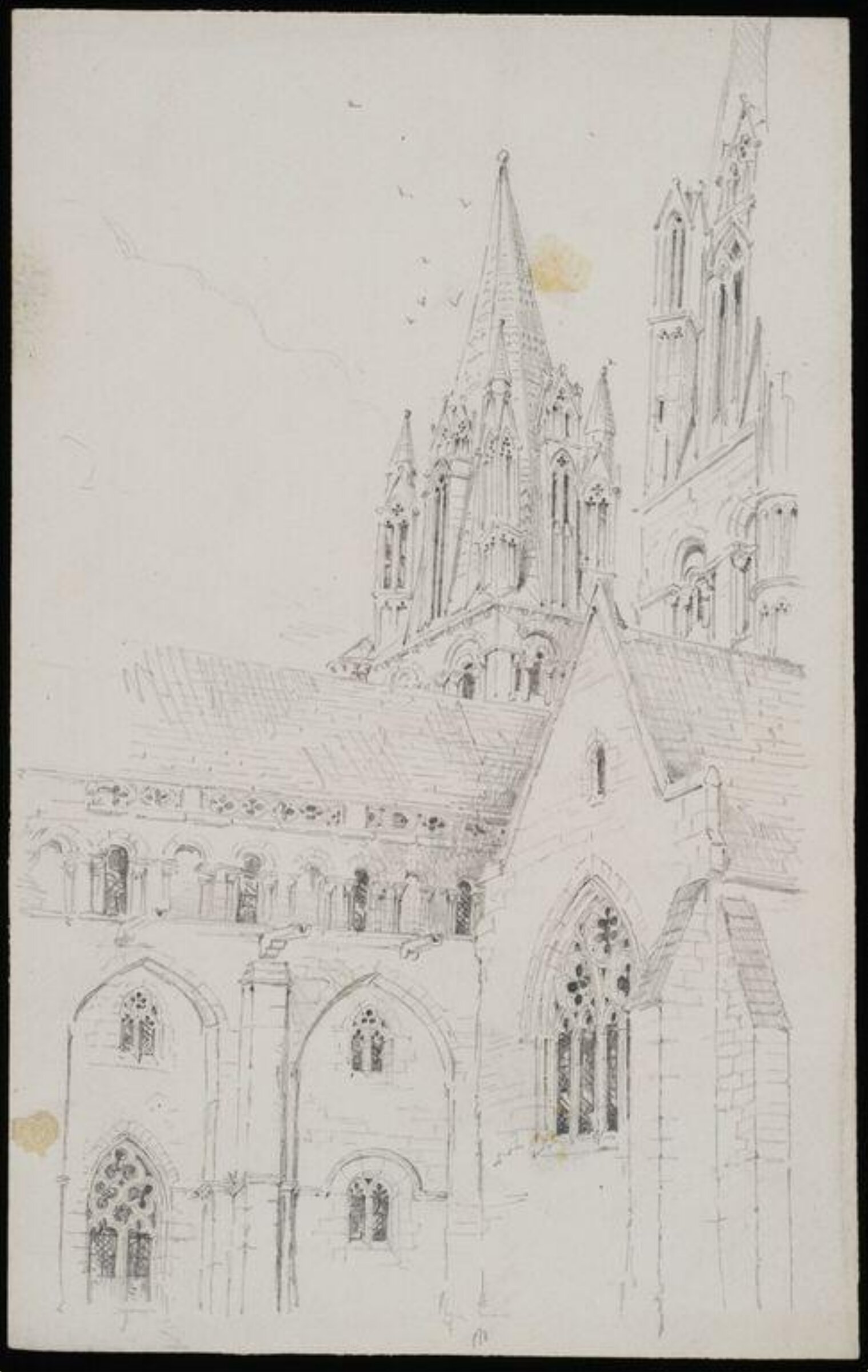 Exterior of buildings, Charles Frederick Godbold Turner, c. 1895
