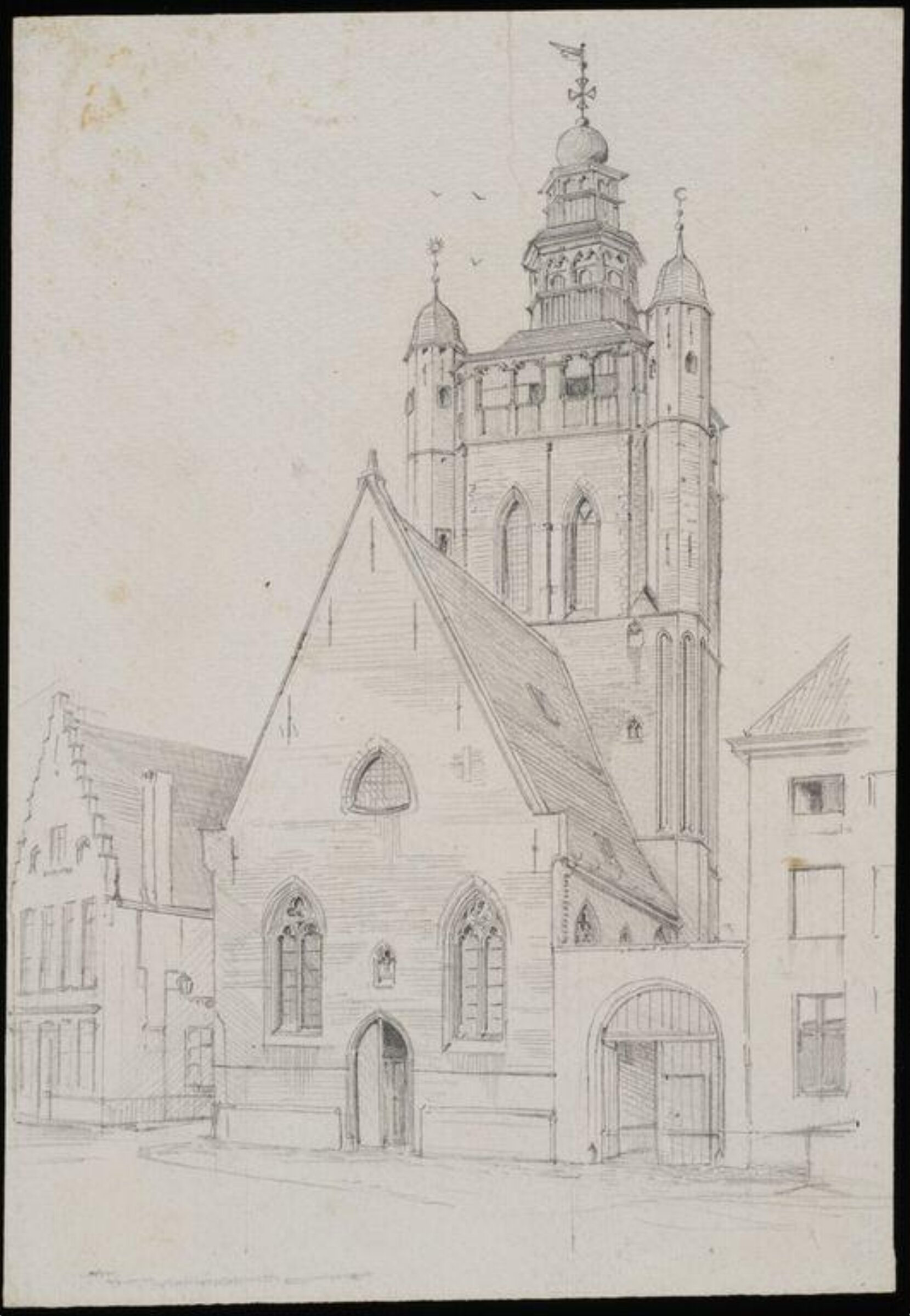 Exterior of buildings, Charles Frederick Godbold Turner, c. 1895