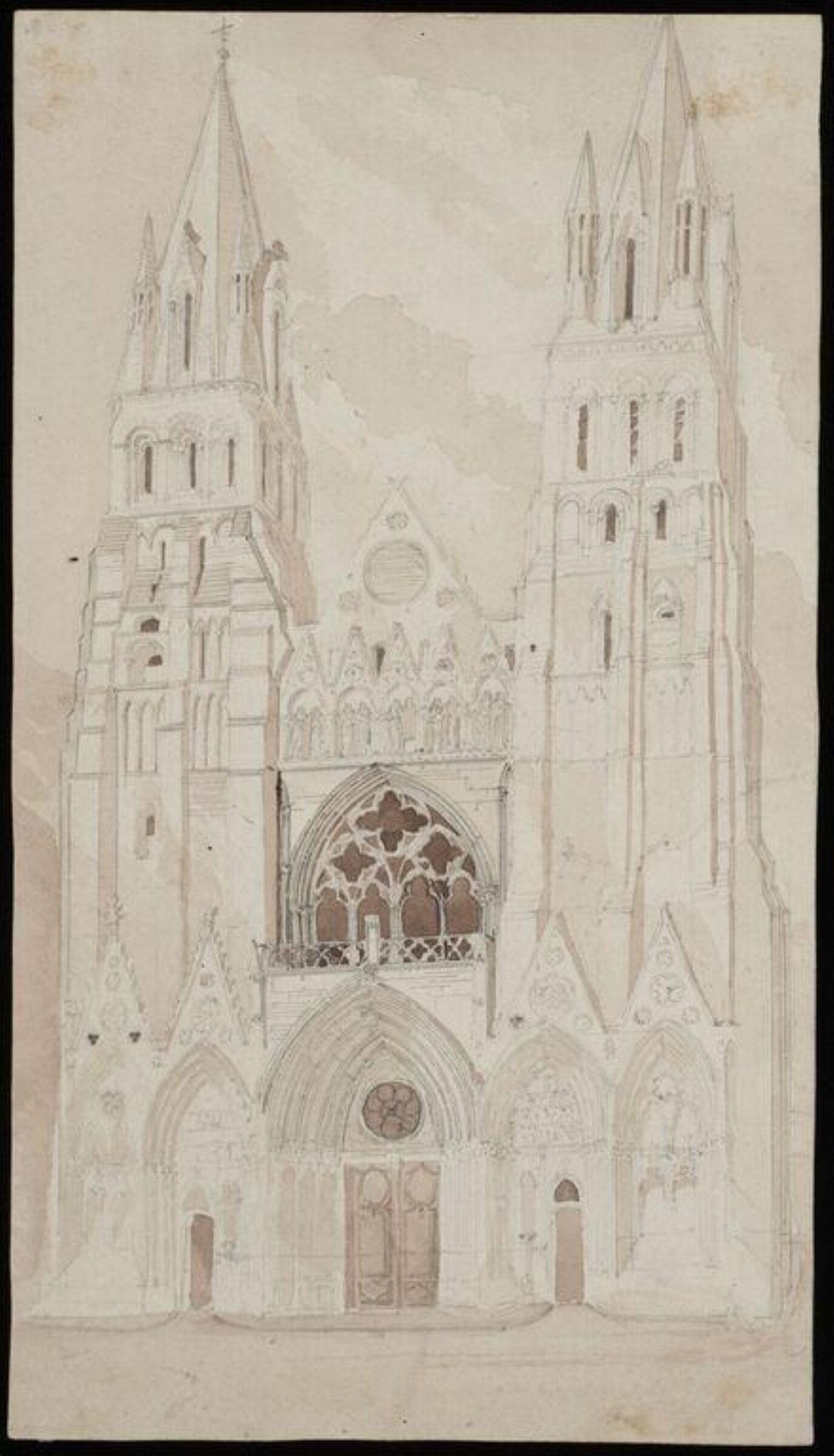 Exterior of buildings, Charles Frederick Godbold Turner, c. 1895