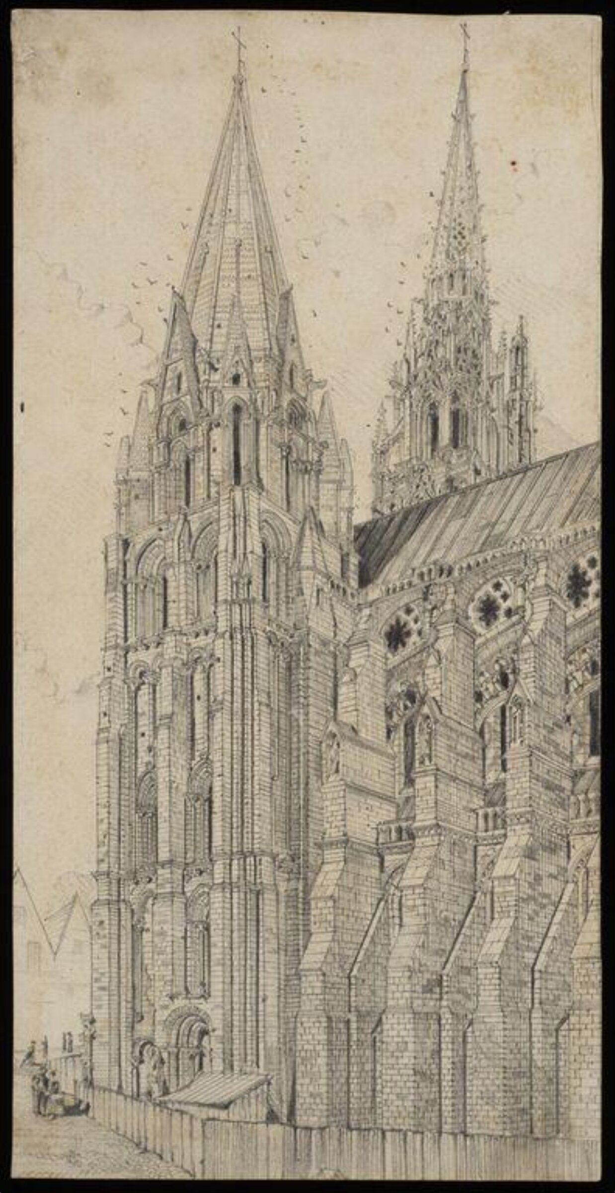 Exterior of buildings, Charles Frederick Godbold Turner, c. 1895