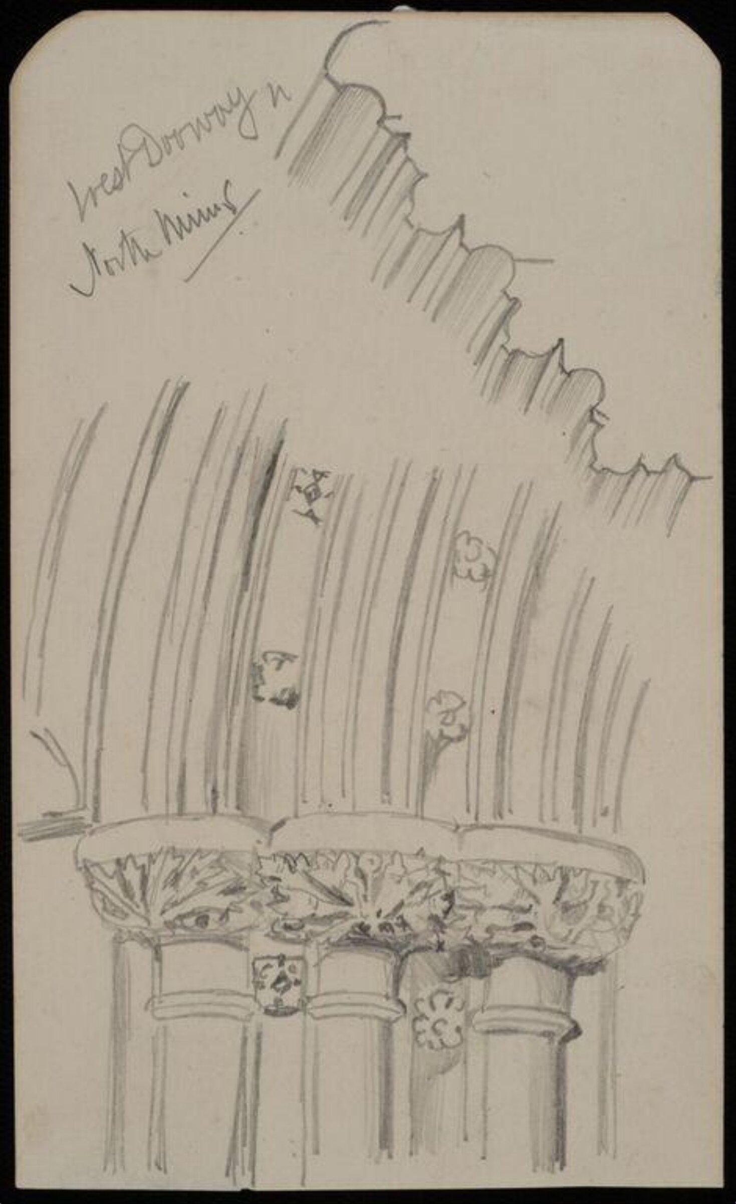Capitals, mouldings, &c., Charles Frederick Godbold Turner, c.1865