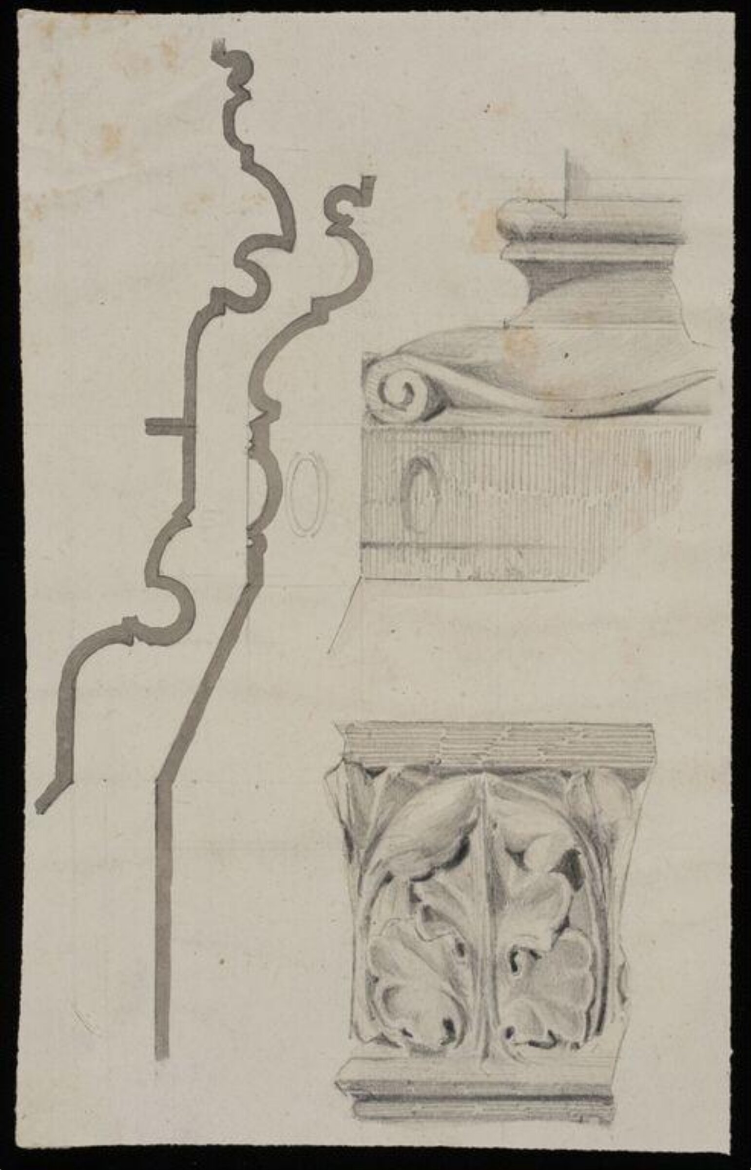 Capitals, mouldings, &c., Charles Frederick Godbold Turner, c.1865