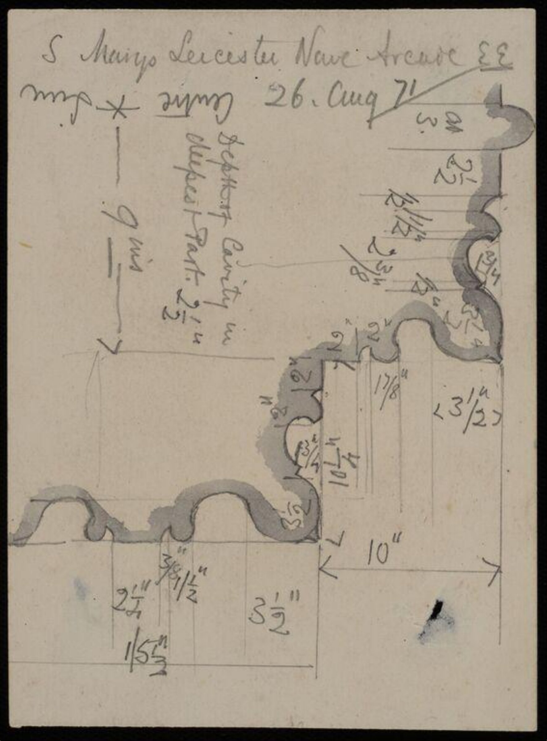 Capitals, mouldings, &c., Charles Frederick Godbold Turner, c.1865