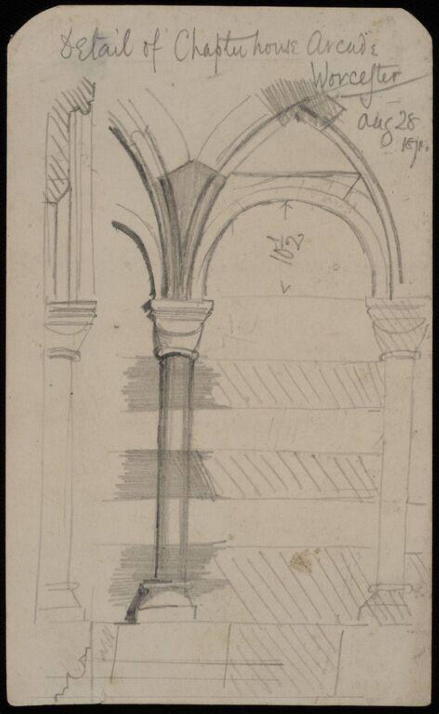 Capitals, mouldings, &c., Charles Frederick Godbold Turner, c.1865