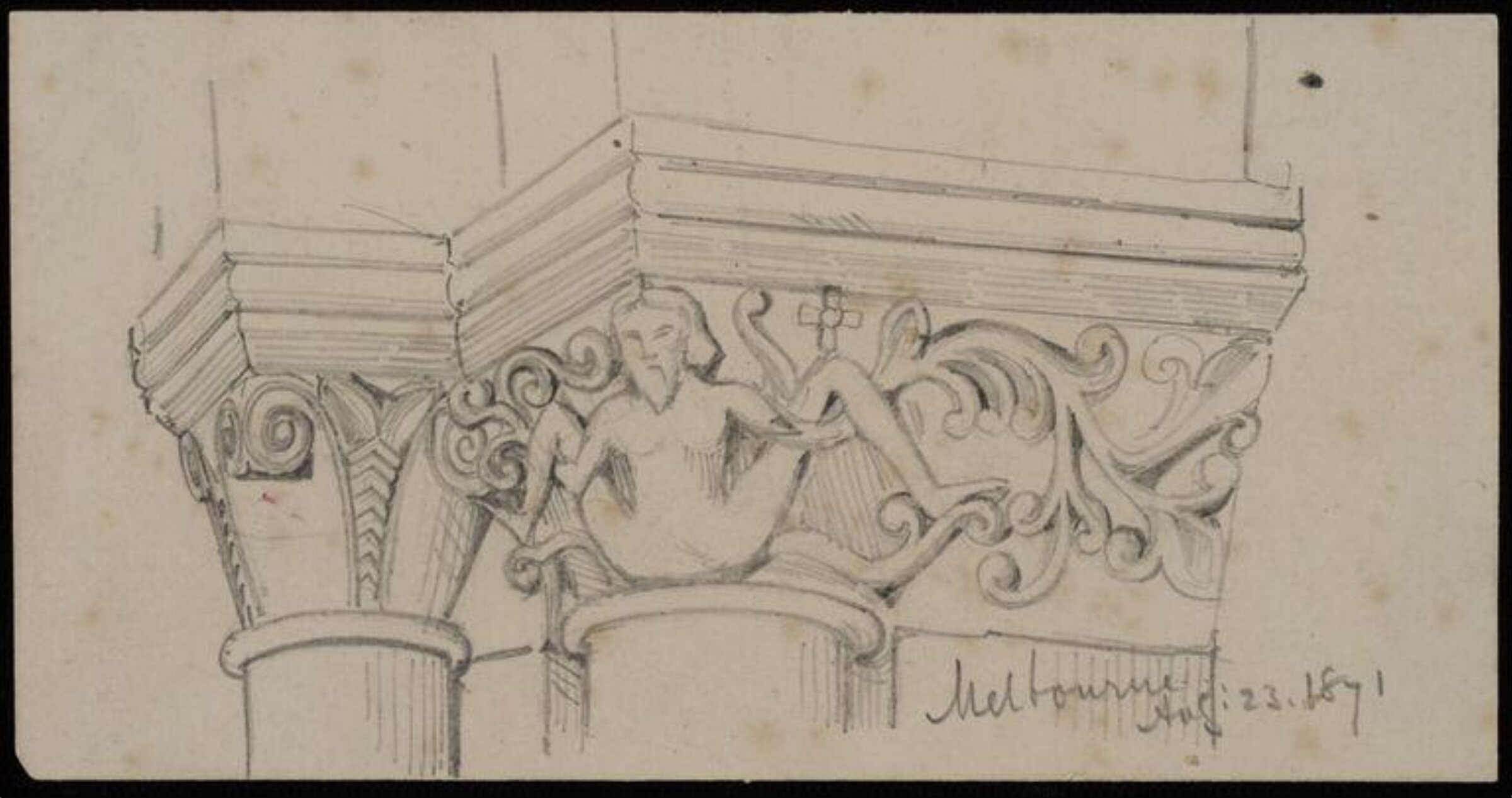 Capitals, mouldings, &c., Charles Frederick Godbold Turner, c.1865
