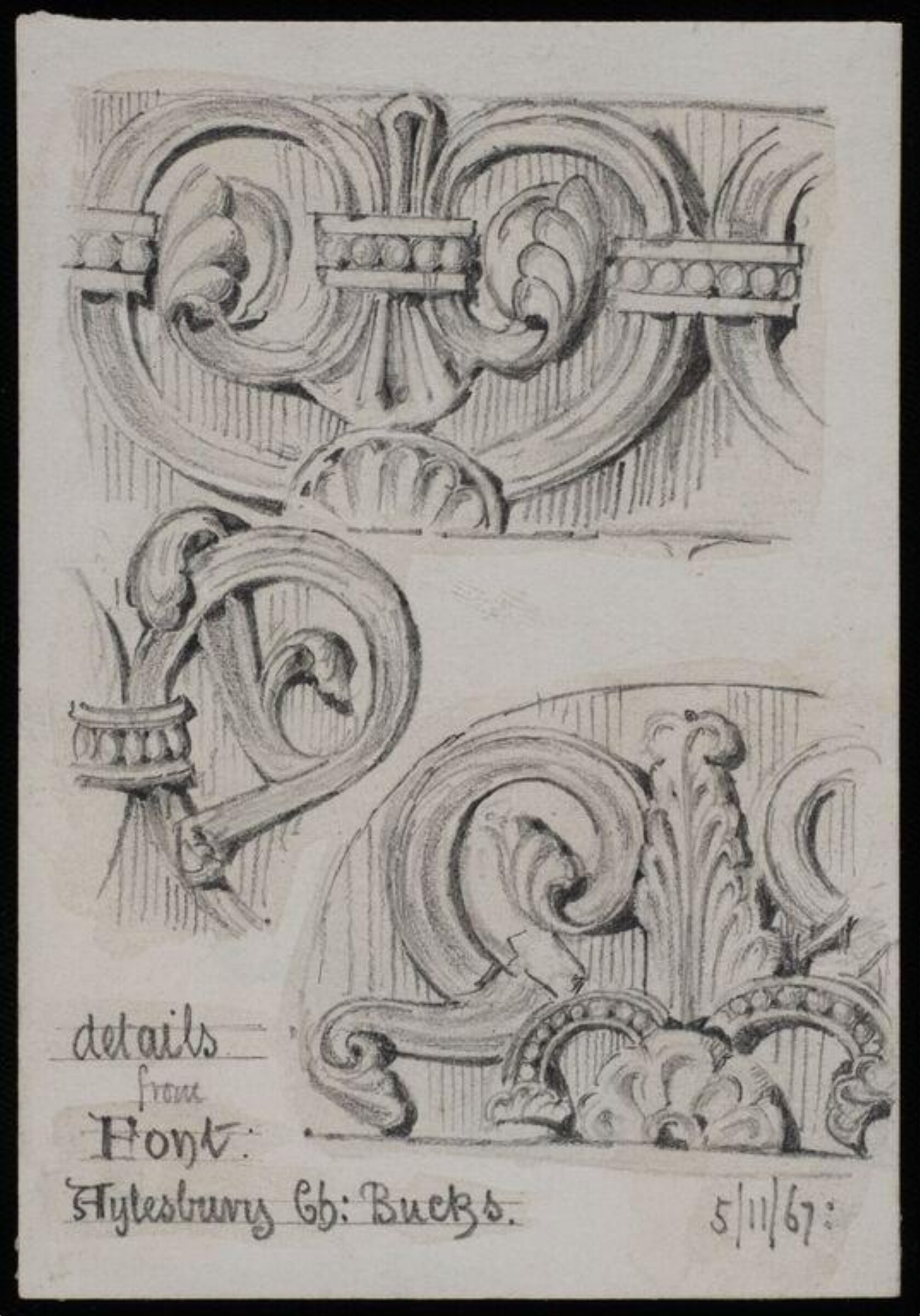 Reredos, fonts, a pulpit and monuments, Charles Frederick Godbold Turner, c.1895