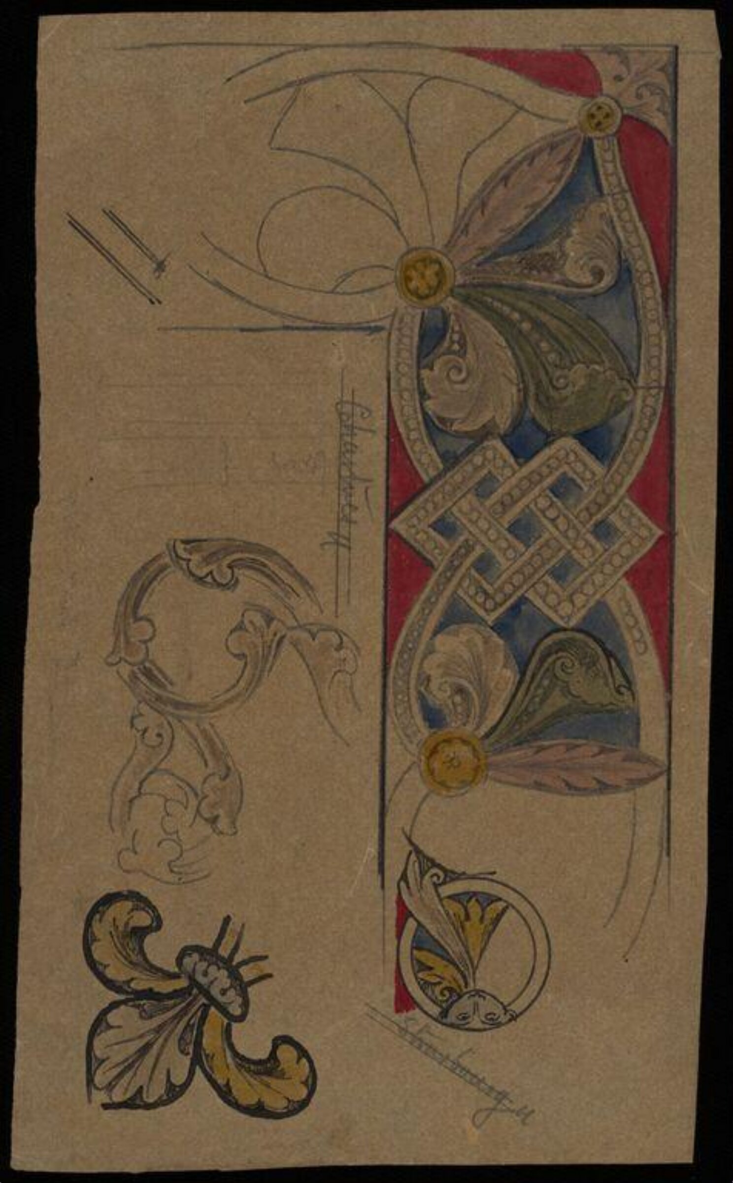 Stained glass, tiles &c., Charles Frederick Godbold Turner, c.1895