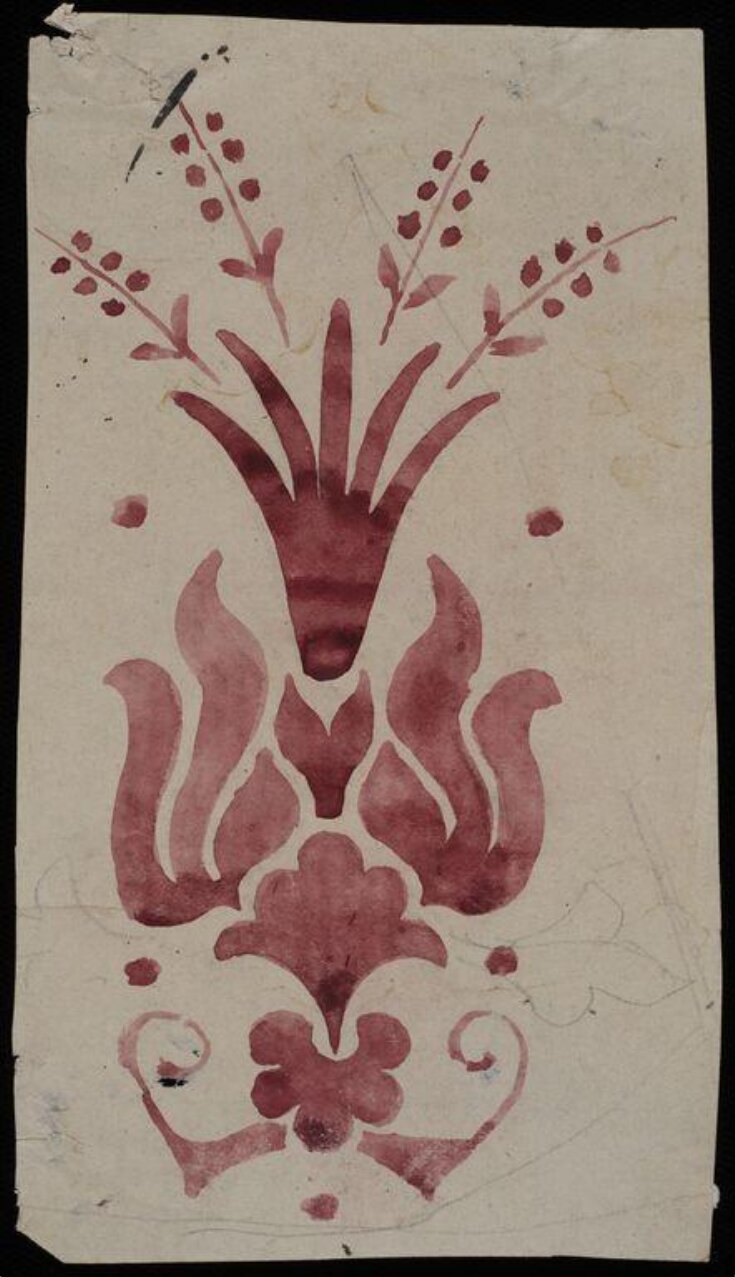 Painted decoration and other ornament, with miscellaneous sketches top image
