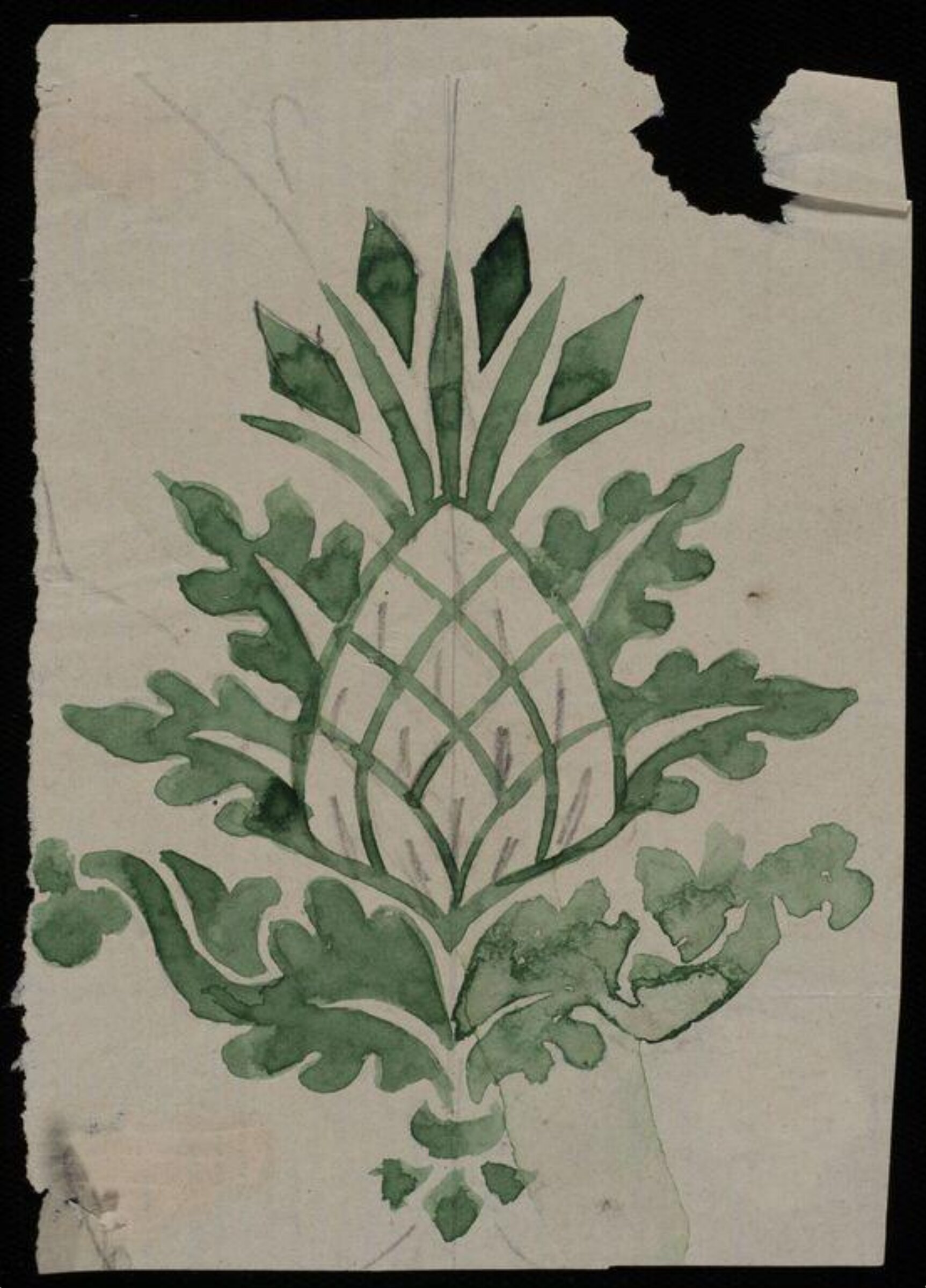 Painted decoration and other ornament, with miscellaneous sketches, Charles Frederick Godbold Turner, c.1895