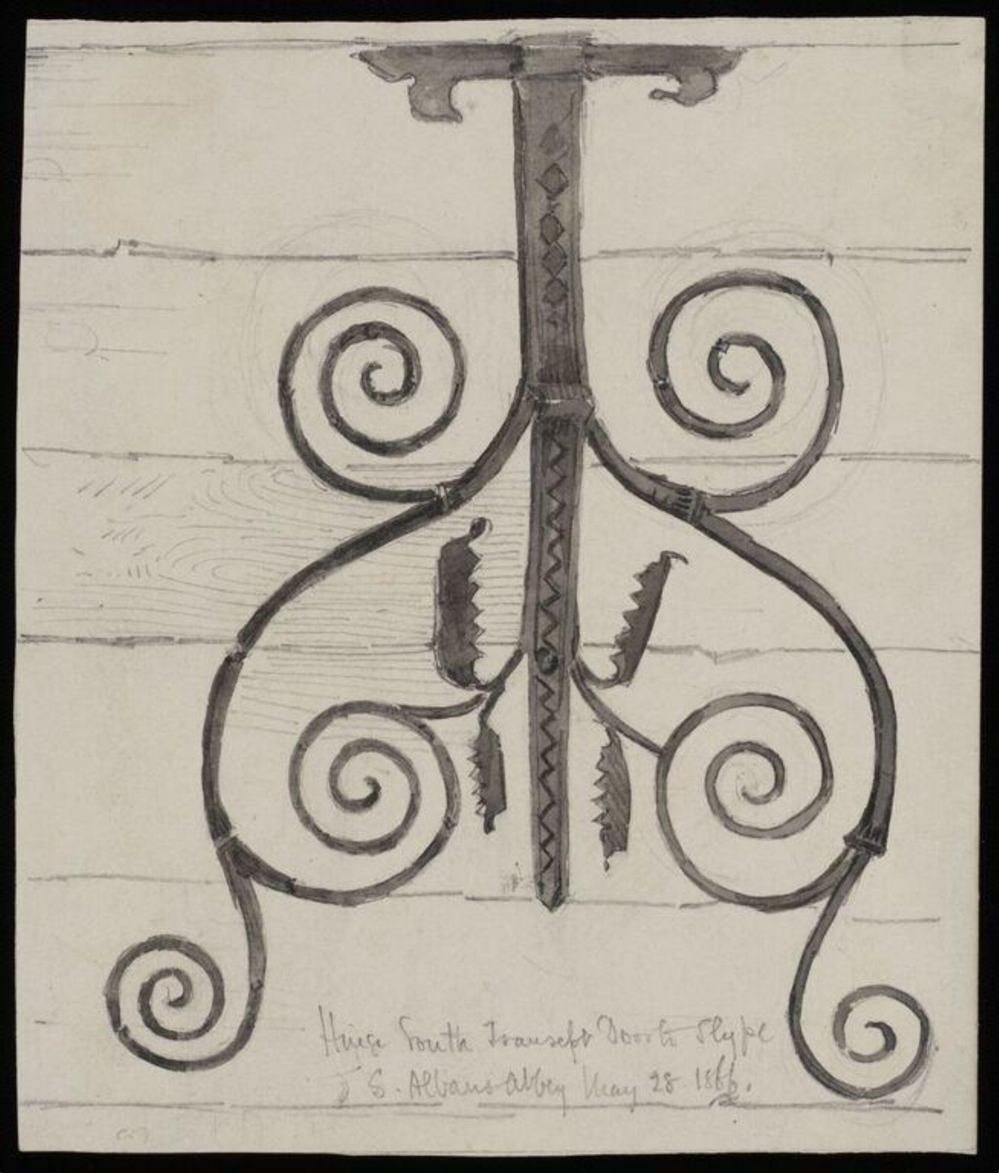 Painted decoration and other ornament, with miscellaneous sketches, Charles Frederick Godbold Turner, c.1895
