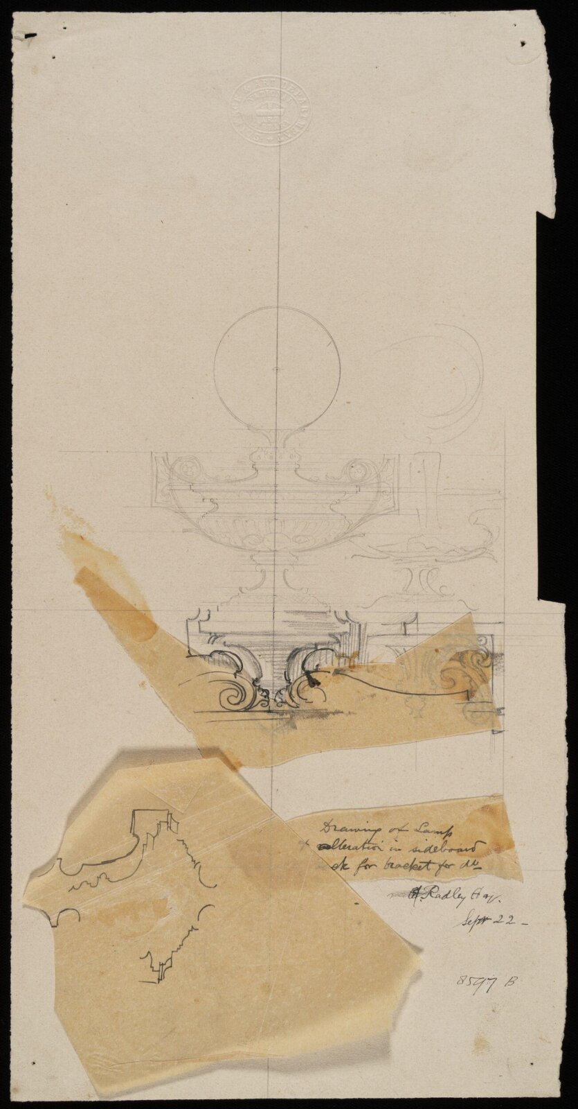 Drawing, Alfred Stevens, c. 1837-1875