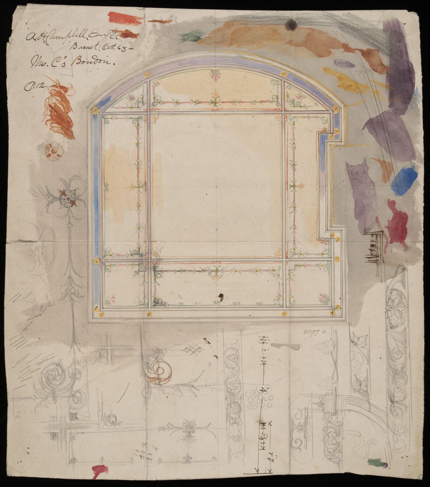 Drawing, Alfred Stevens, ca. 1850