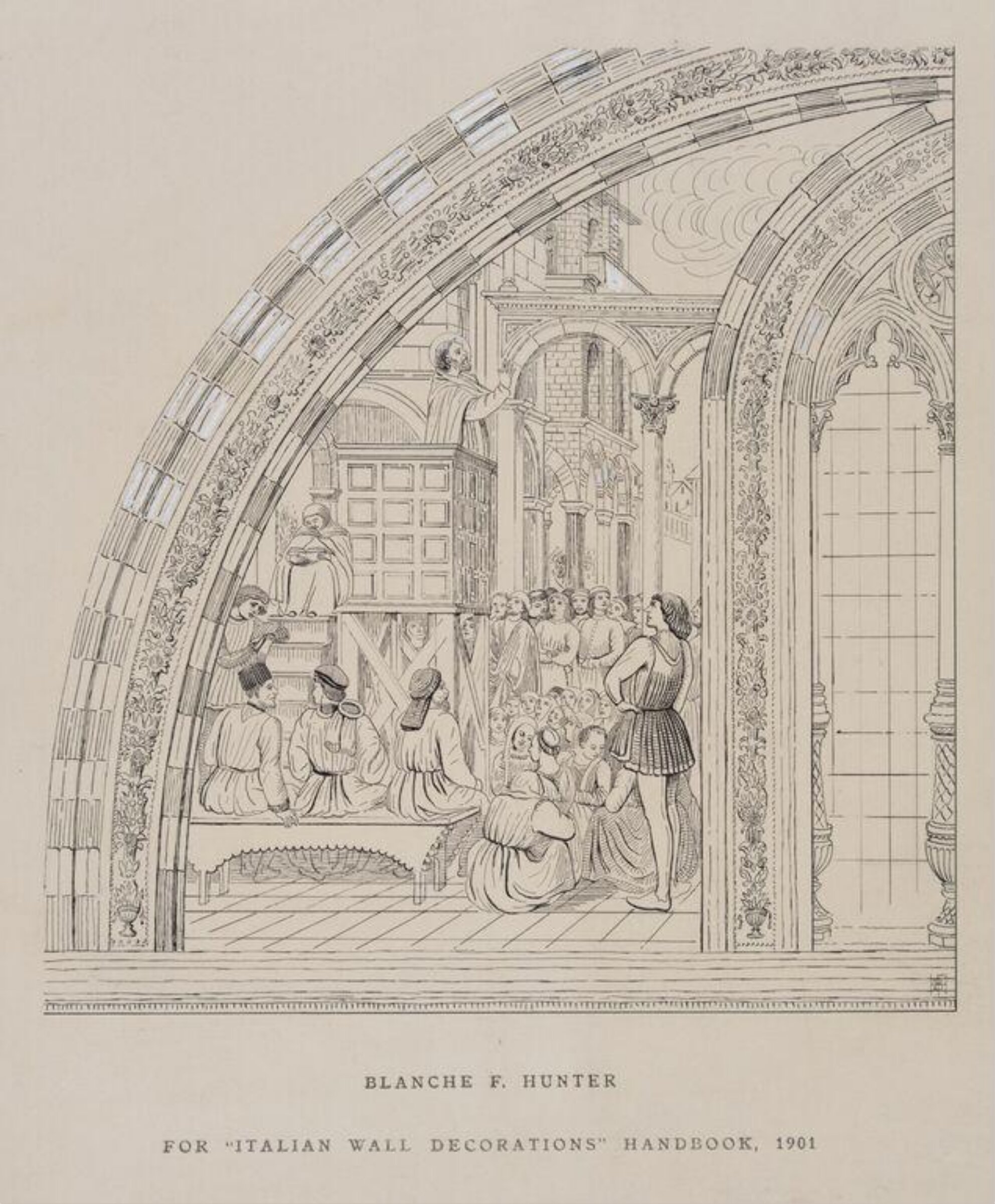Drawing, Blanche F. Hunter