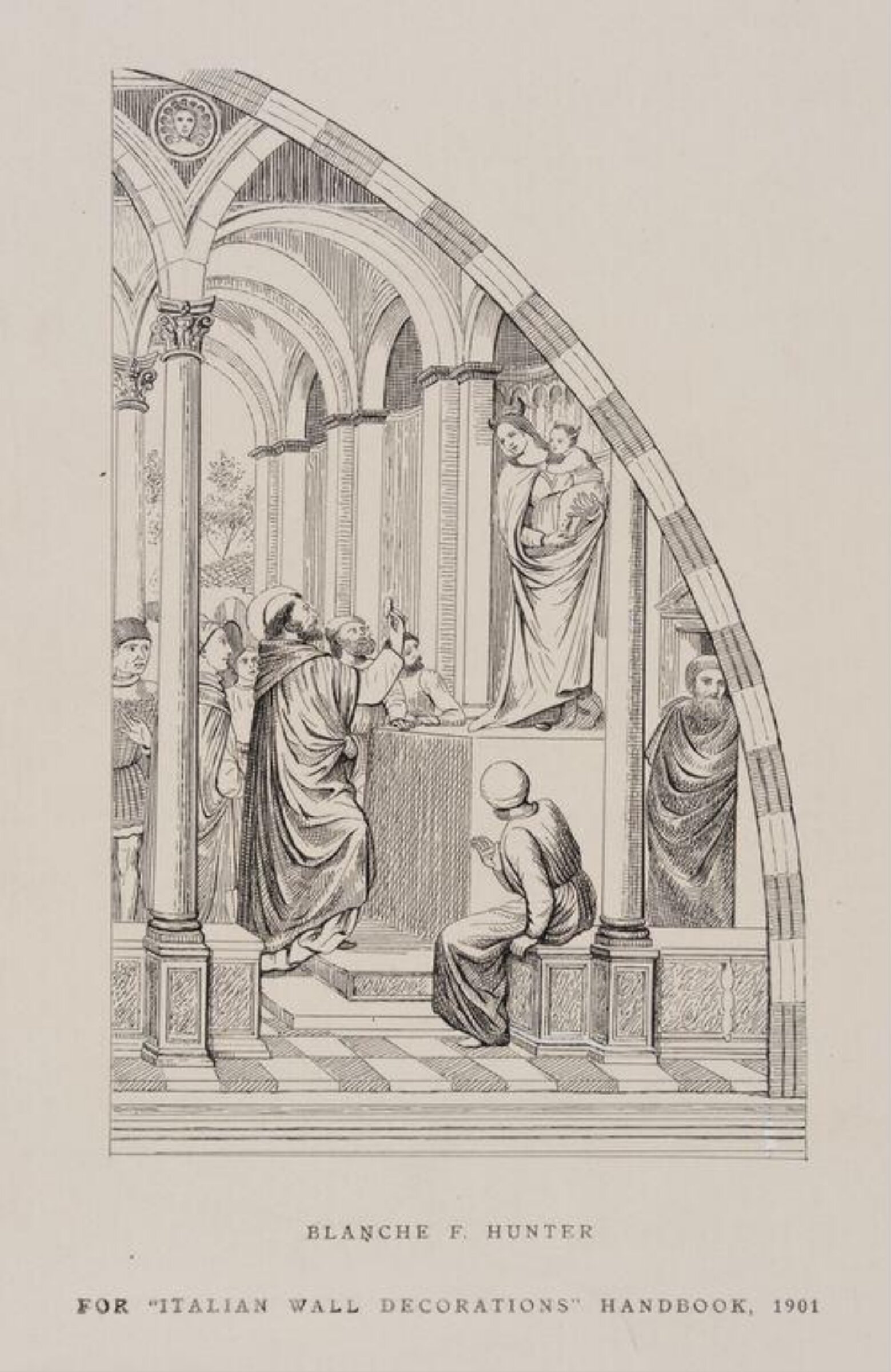 Drawing, Blanche F. Hunter