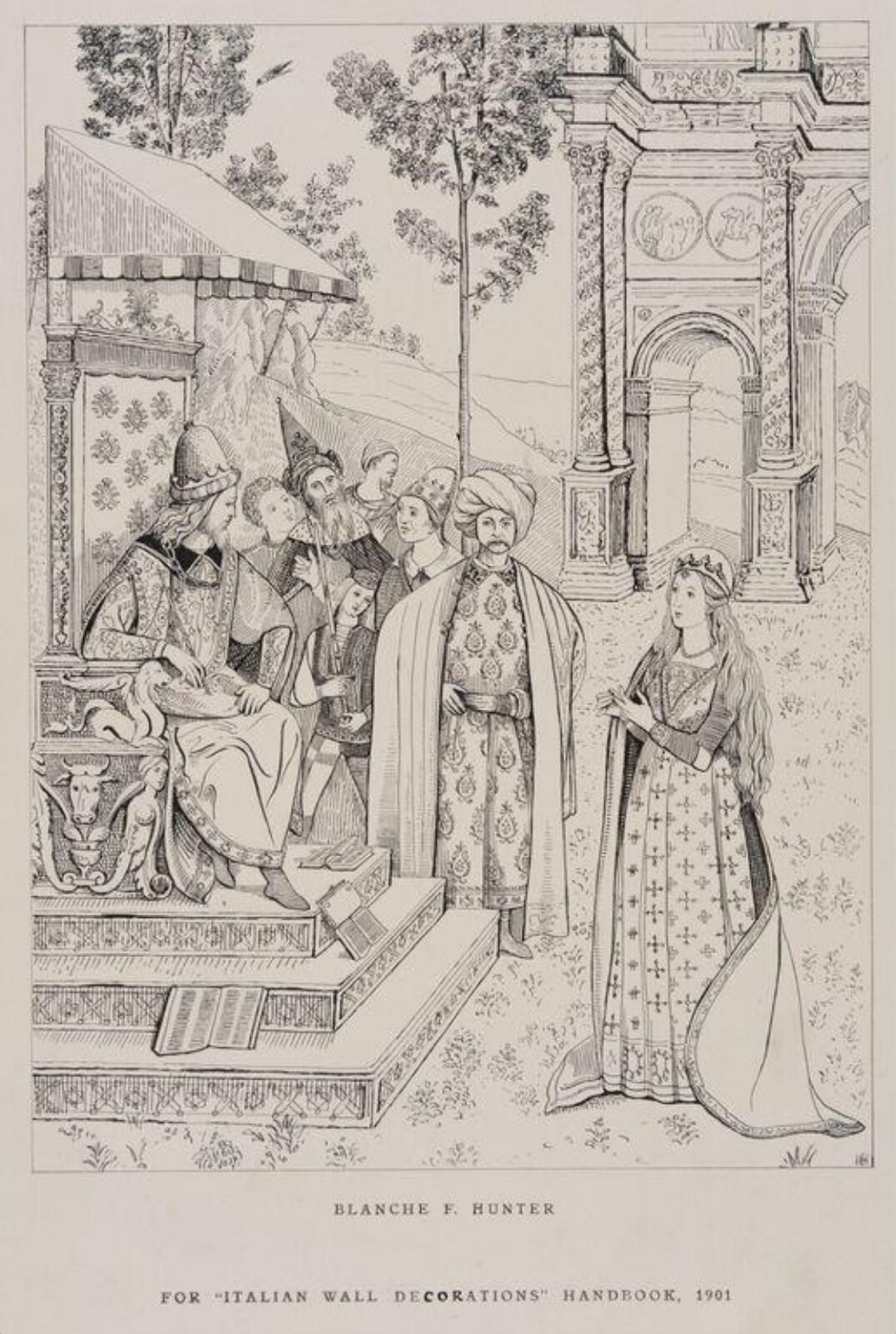 Drawing, Blanche F. Hunter