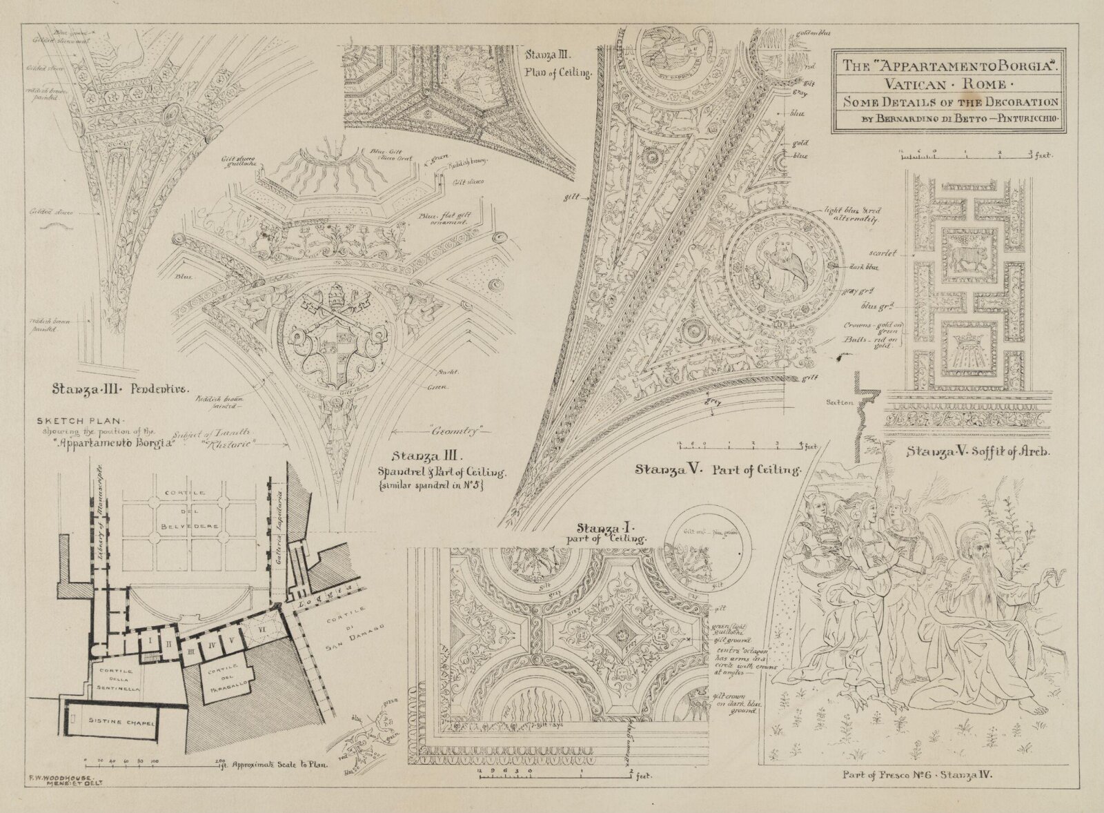 Drawing, F.W. Woodhouse, 1885
