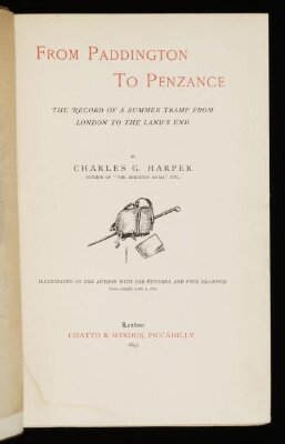 From Paddington to Penzance; the record of a summer tramp from London to the Land's End