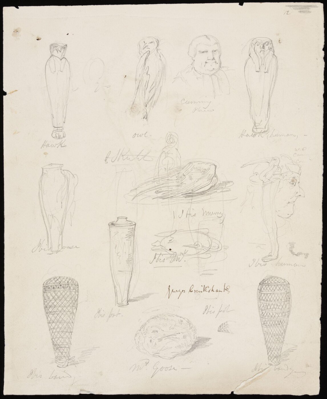Cruikshank, George, A History of Egyptian Mummies