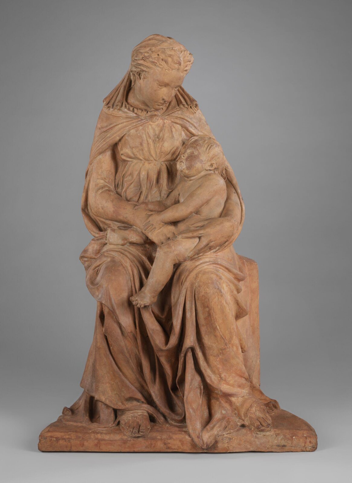 Enthroned Virgin and Child, possibly Nanni di Bartolo, ca. 1420-1430