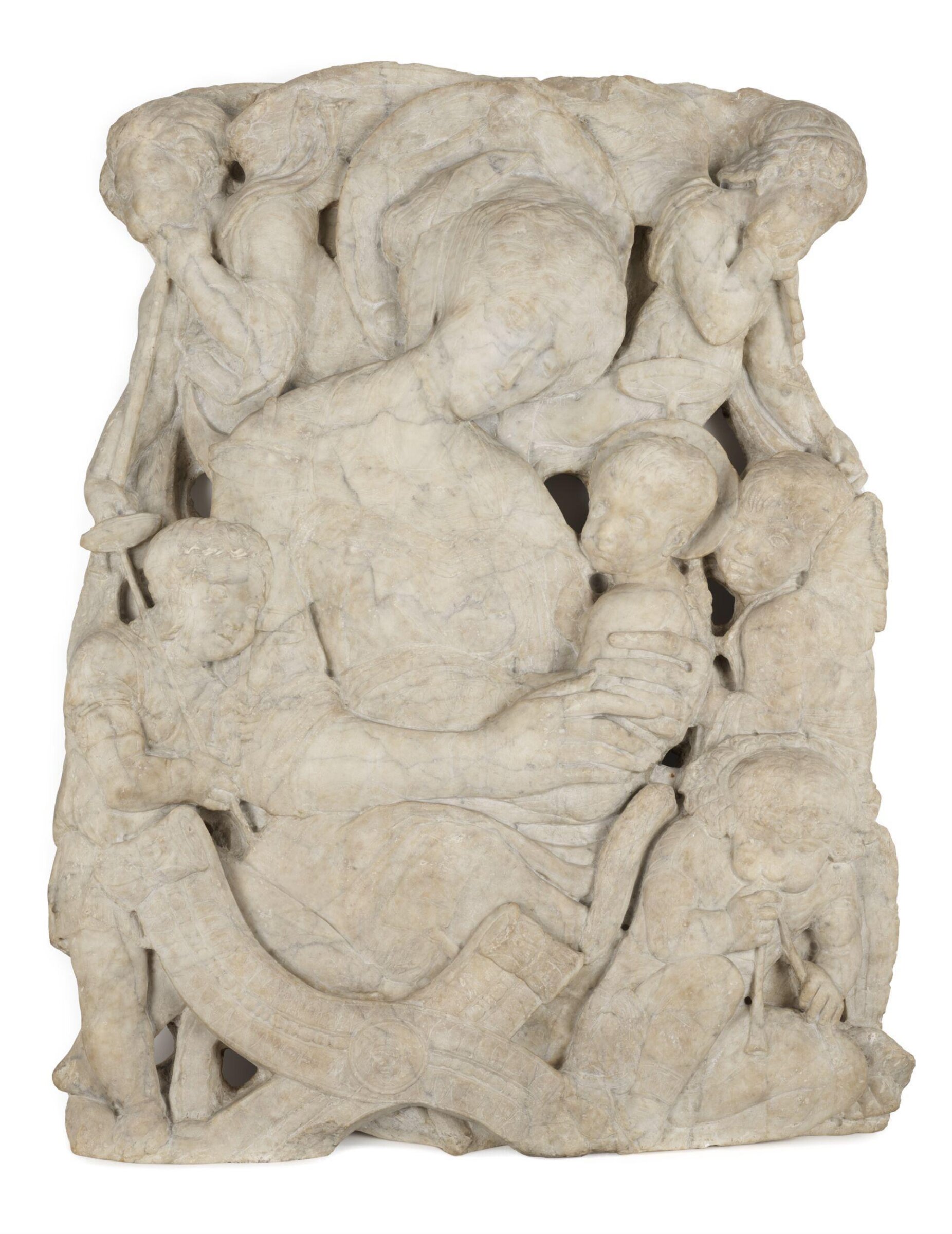 Virgin and Child with Five Angels, Донателло (по оригиналу), ок. 1450–1460