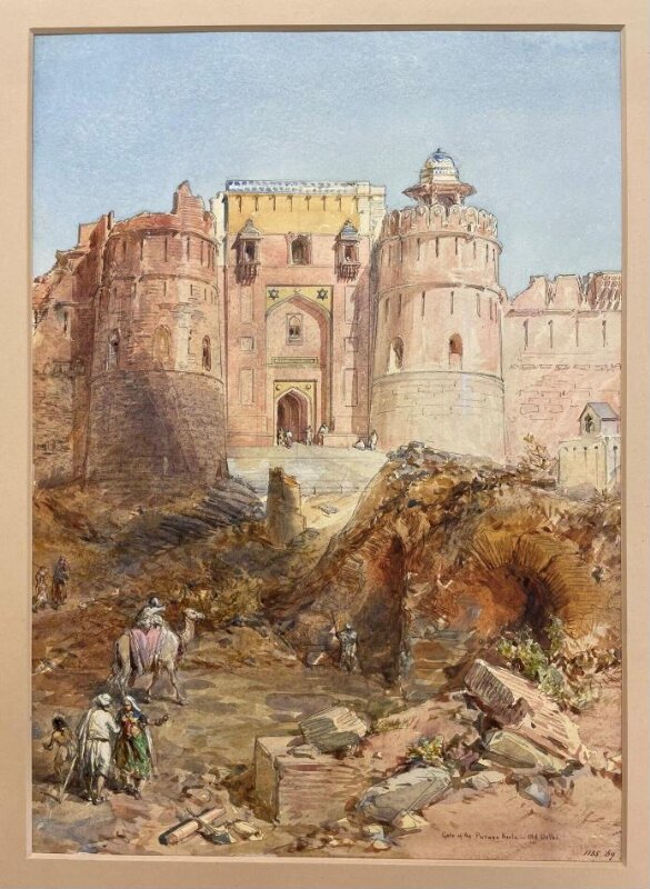 Gate of Purana Qila, Old Delhi