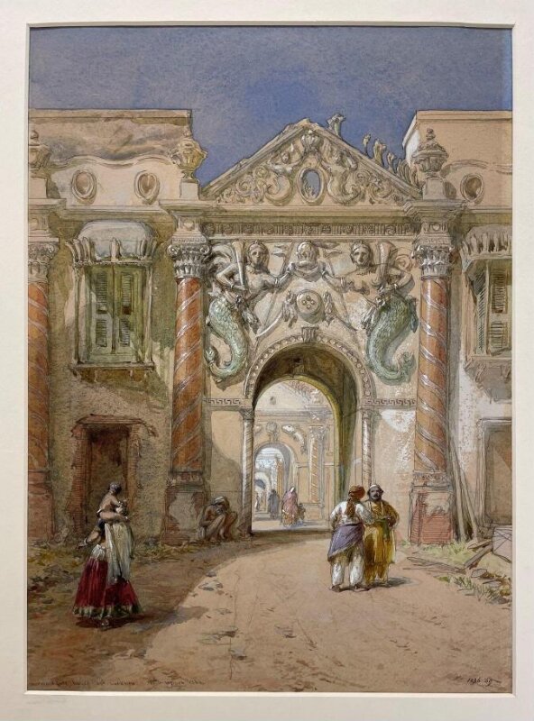 Mermaid gate, Kaiserbagh, Lucknow