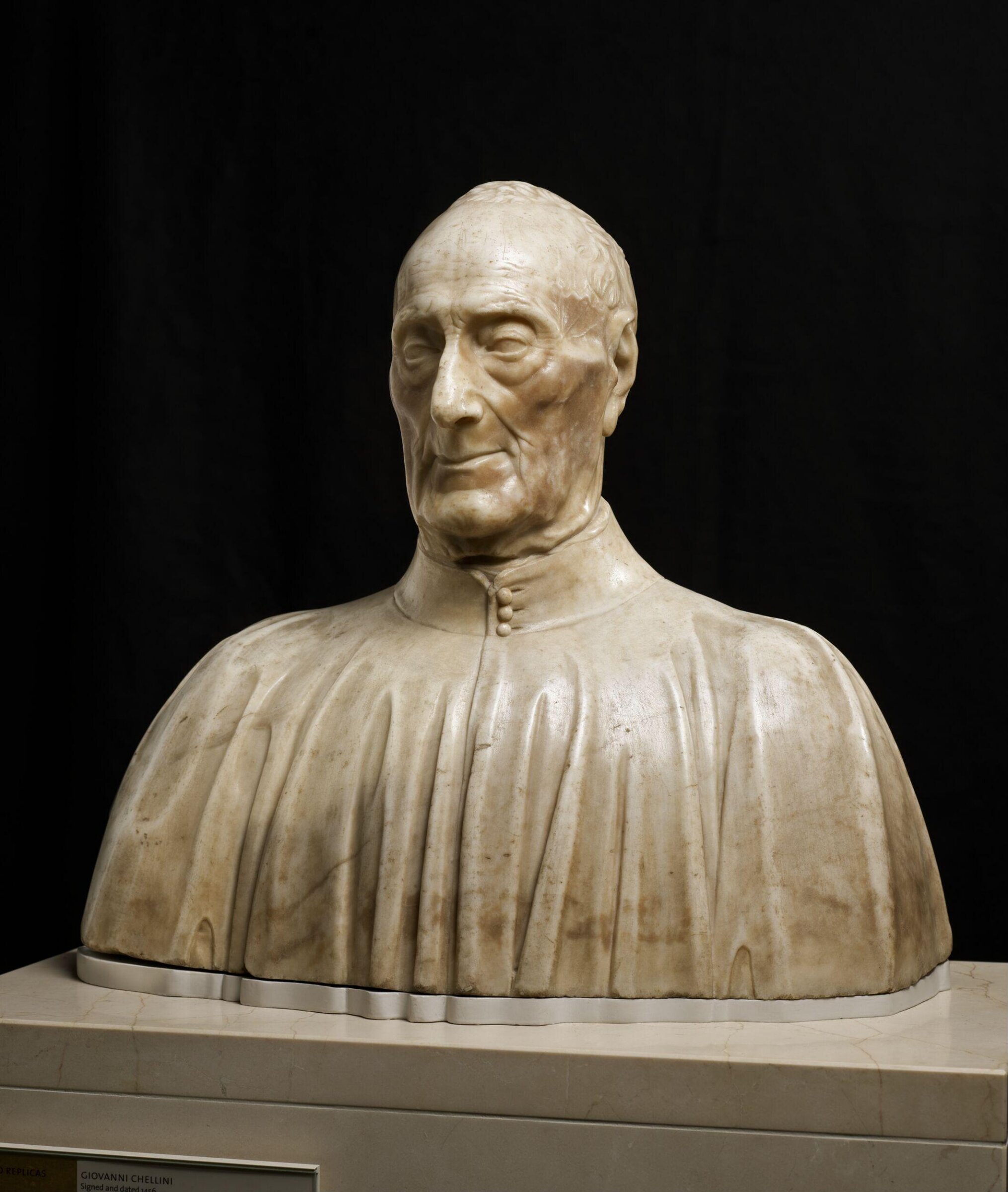 Portrait Bust of Dr Giovanni Chellini, Antonio Rossellino, 1456