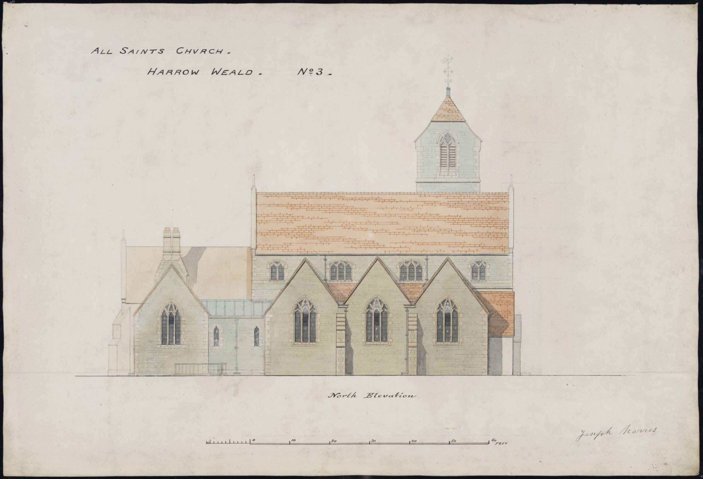 Drawing, William Butterfield
