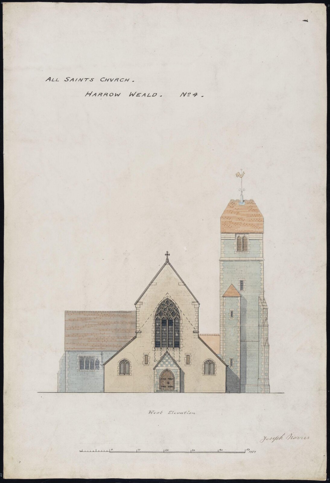 Drawing, William Butterfield