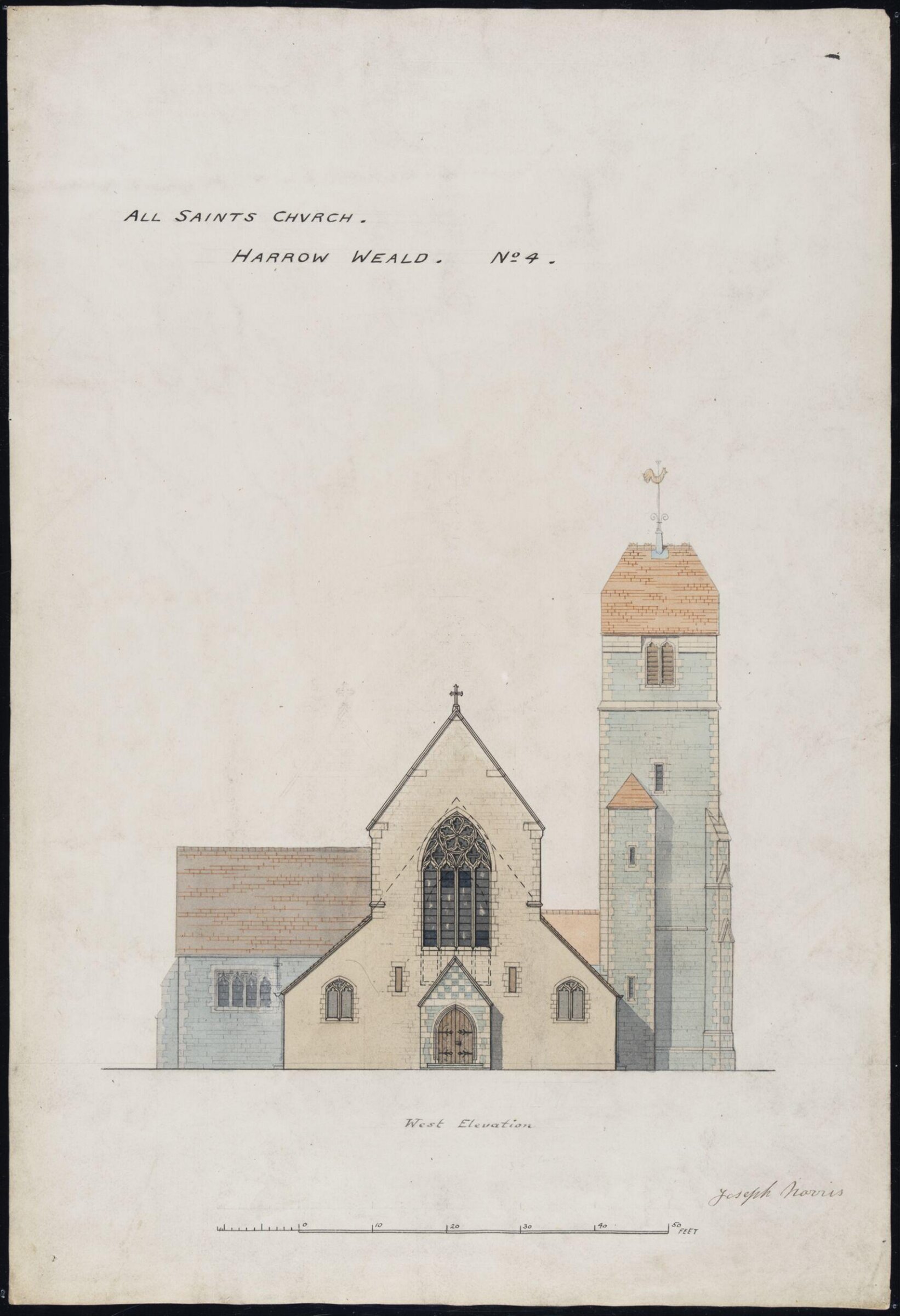 Drawing, William Butterfield