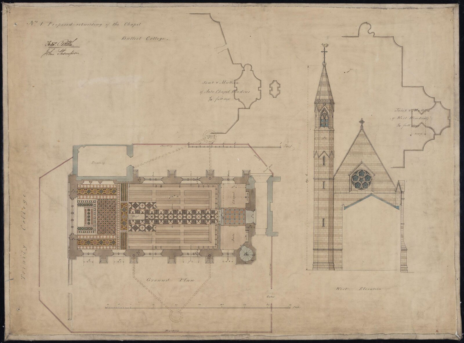 Drawing, William Butterfield