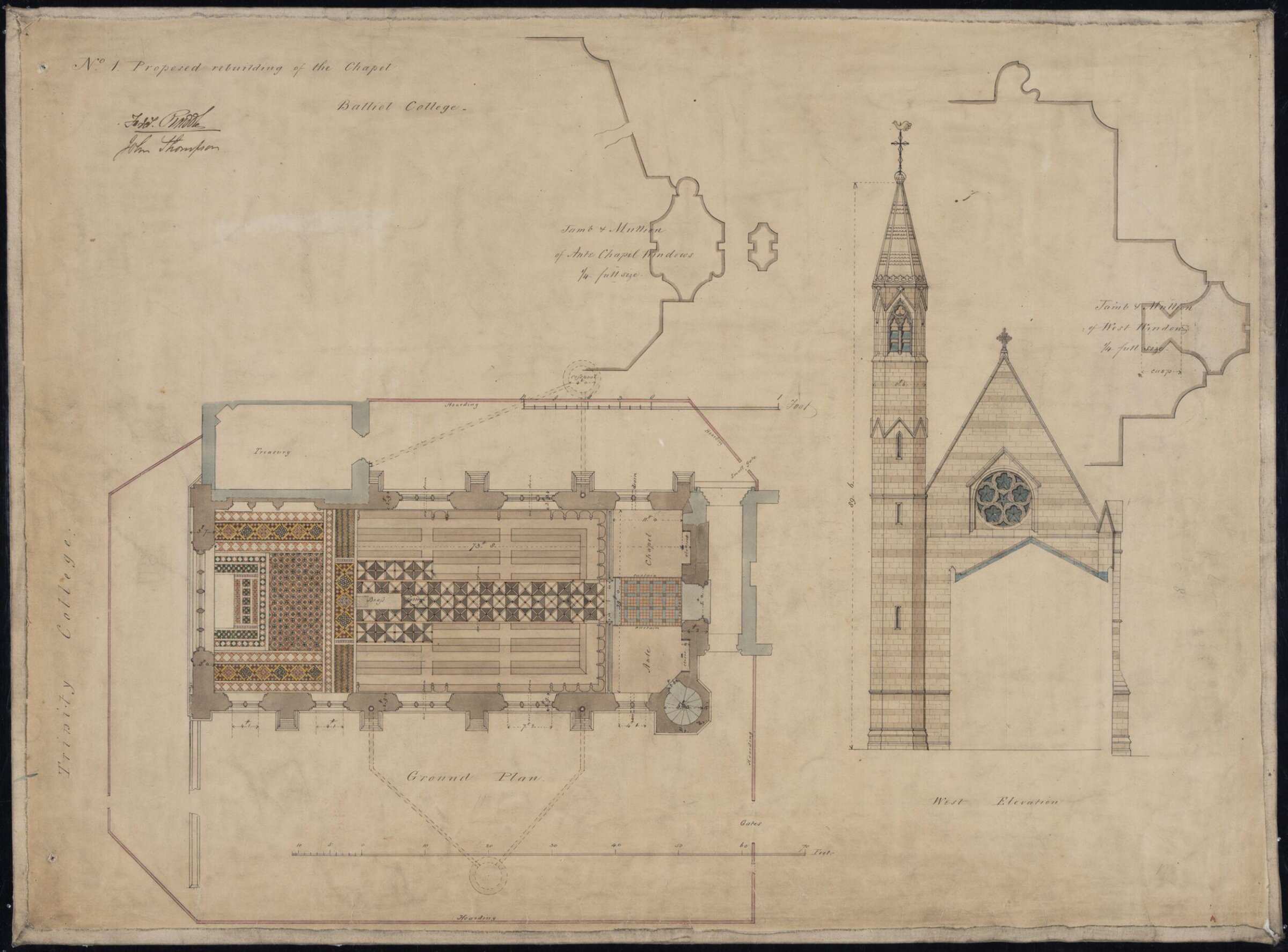 Drawing, William Butterfield