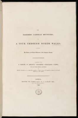 The Northern Cambrian mountains; or, A tour through North Wales