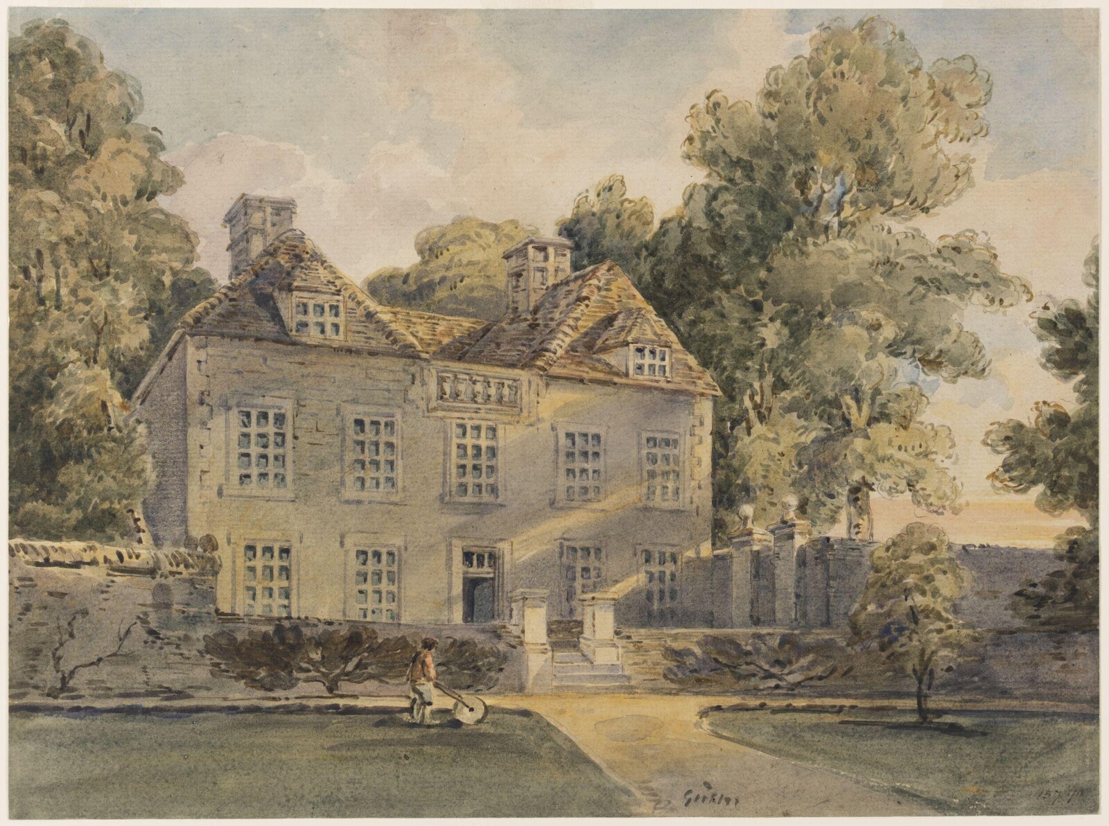 Dr. Monro's house, Winster, Girtin, ca. 1799-1802