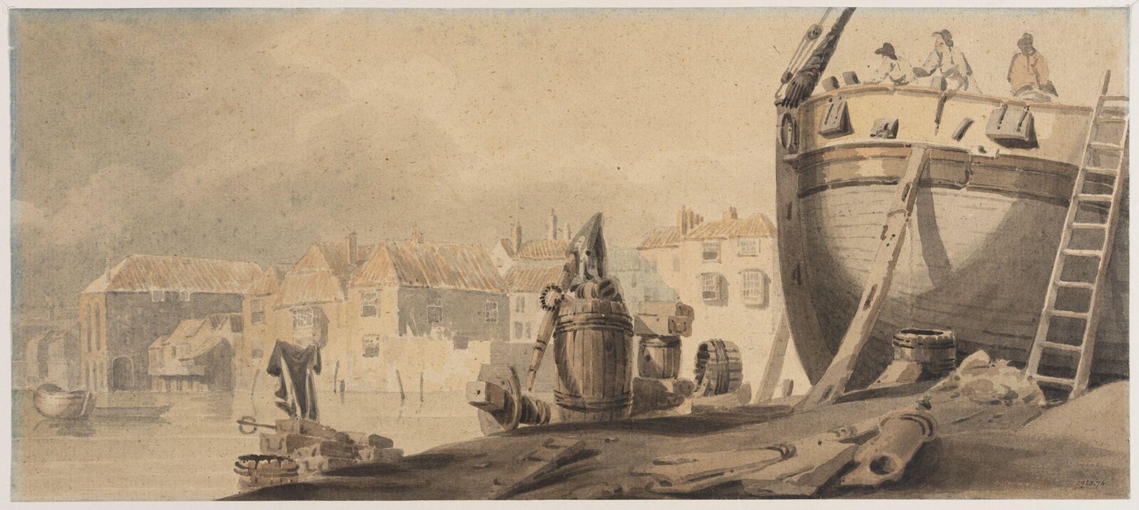On the Thames, 19th century