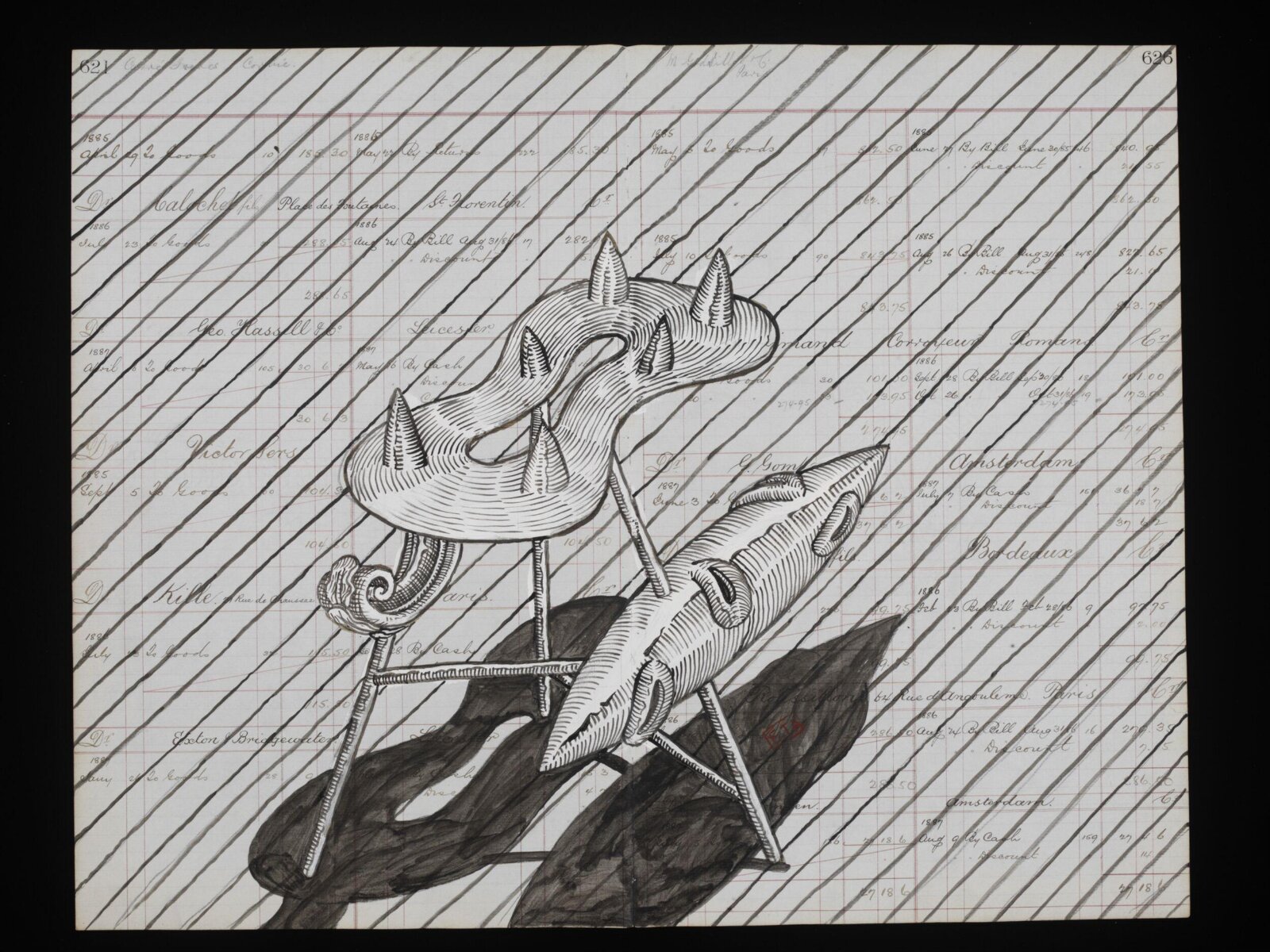 Drawing, Edward Allington