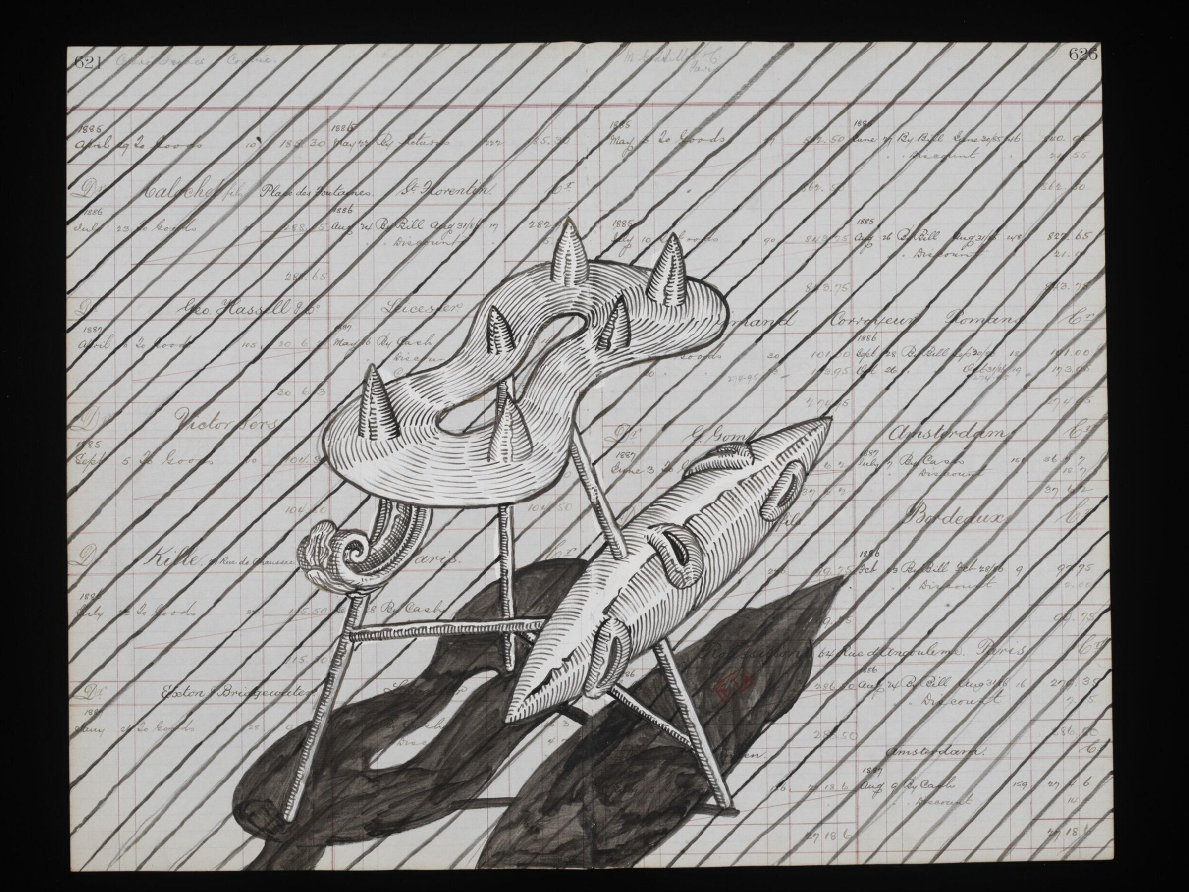 Drawing, Edward Allington