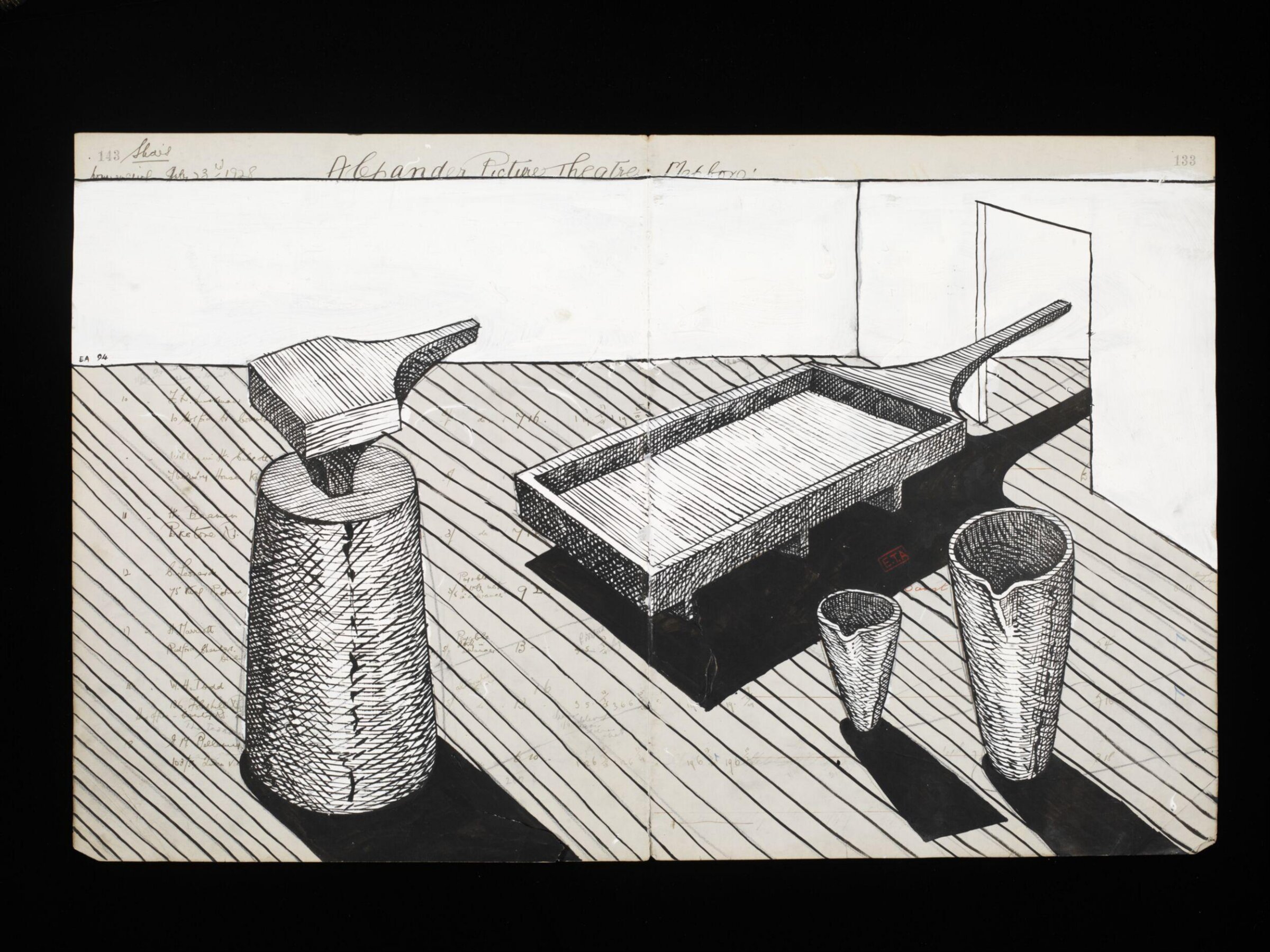 Drawing, Edward Allington