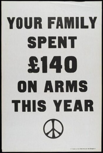 Your family spent £140 on arms this year