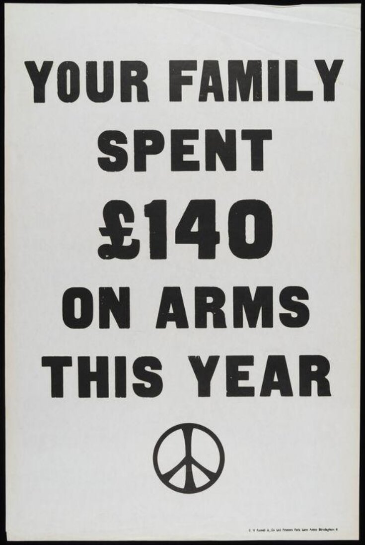 Your family spent £140 on arms this year image