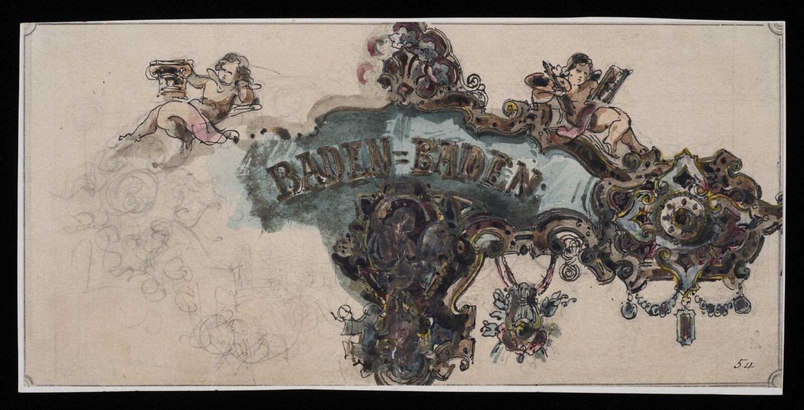 Drawing, c. 17th century - mid 19th century