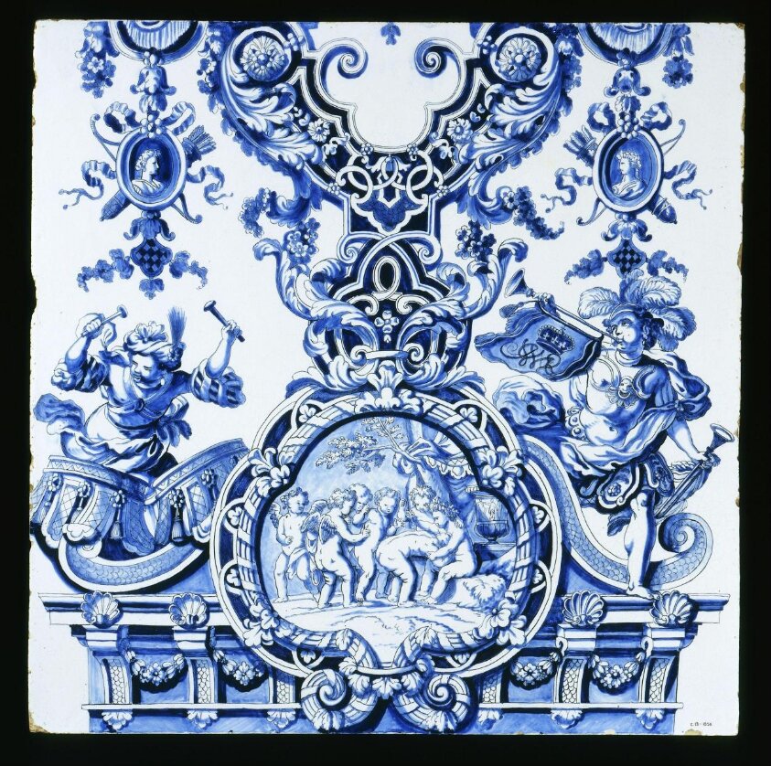 Tile — Adrianus Kocx — ca. 1694