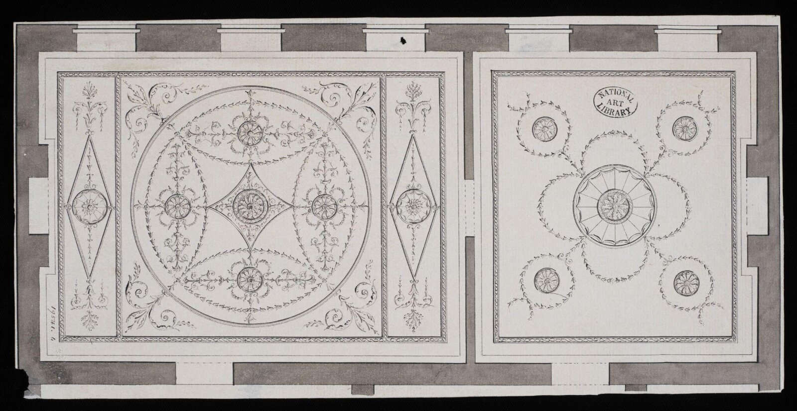 Drawing, Michaelangelo Pergolesi, 1777