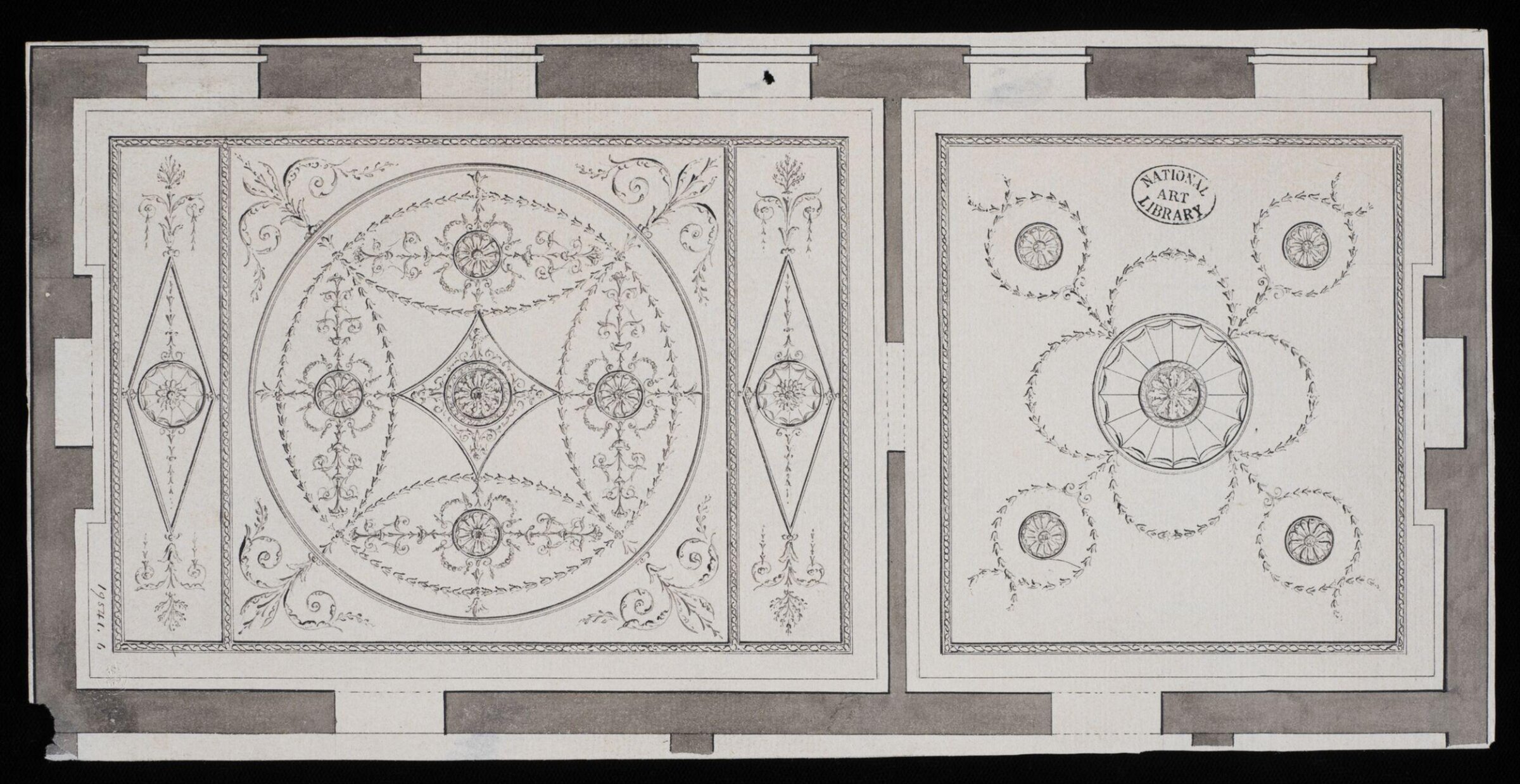 Drawing, Michaelangelo Pergolesi, 1777
