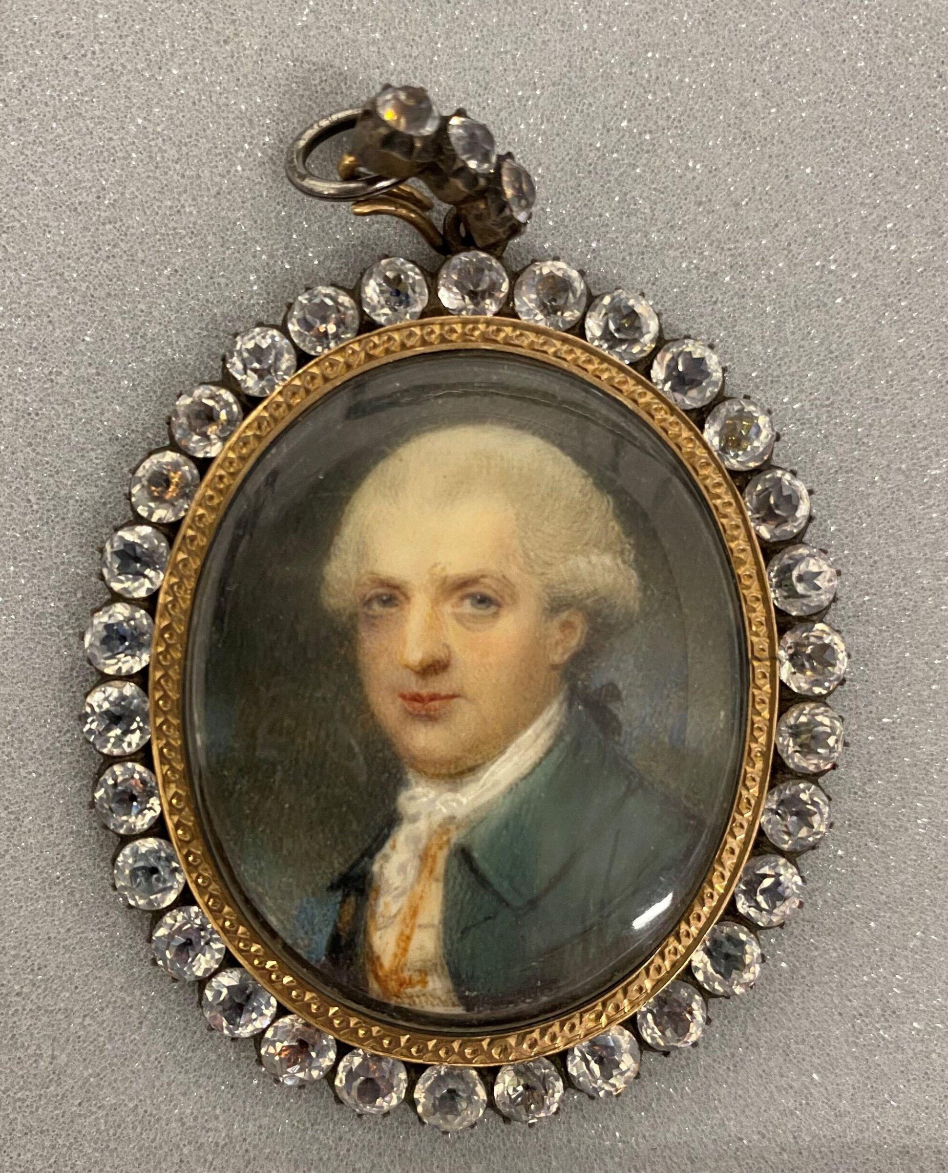 Portrait miniature of an unknown man, Samuel Shelley, ca. 1770-1808