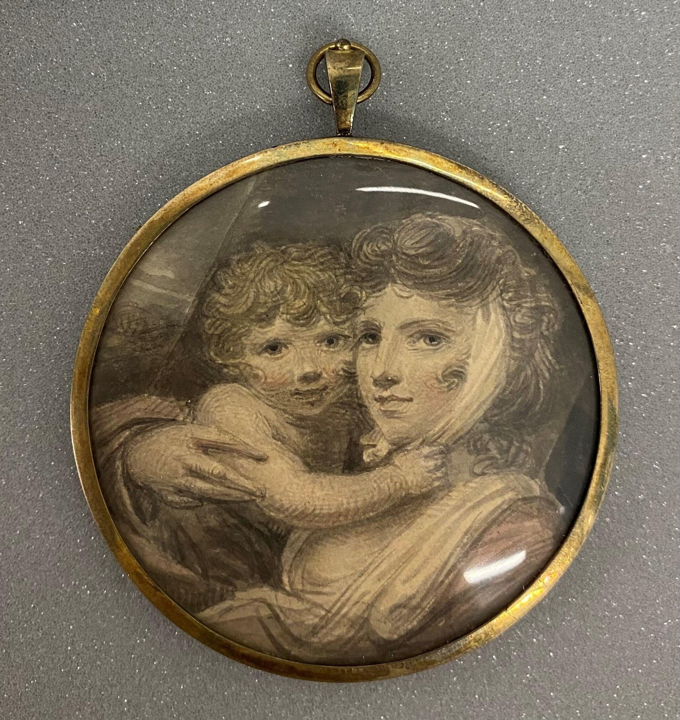 Portrait miniature of Mrs Ruskin (or Ruspin?), Samuel Shelley, ca. 1770-1808