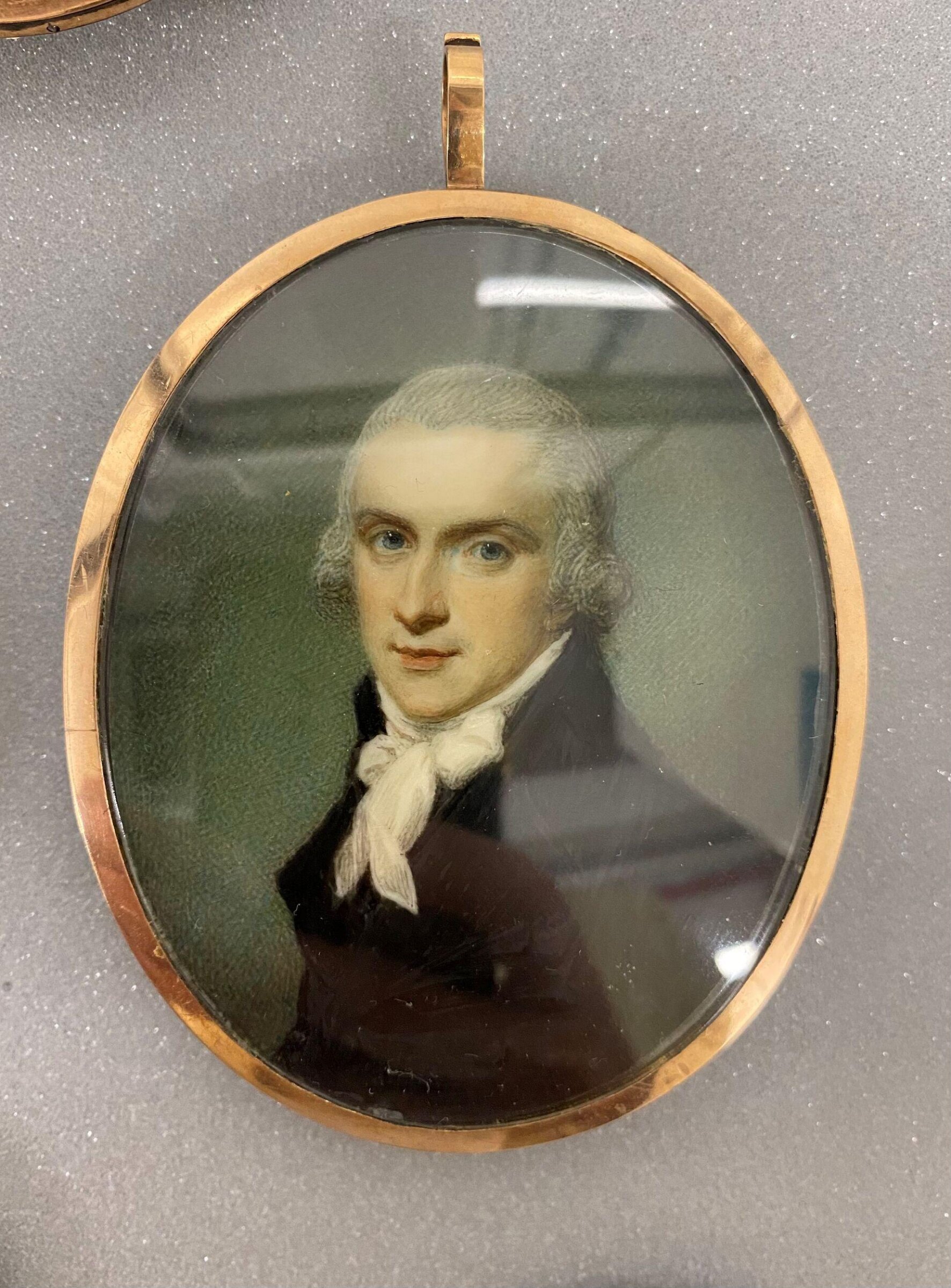 Portrait miniature of a gentleman with the initials G.C., Samuel Shelley, ca. 1770-1808